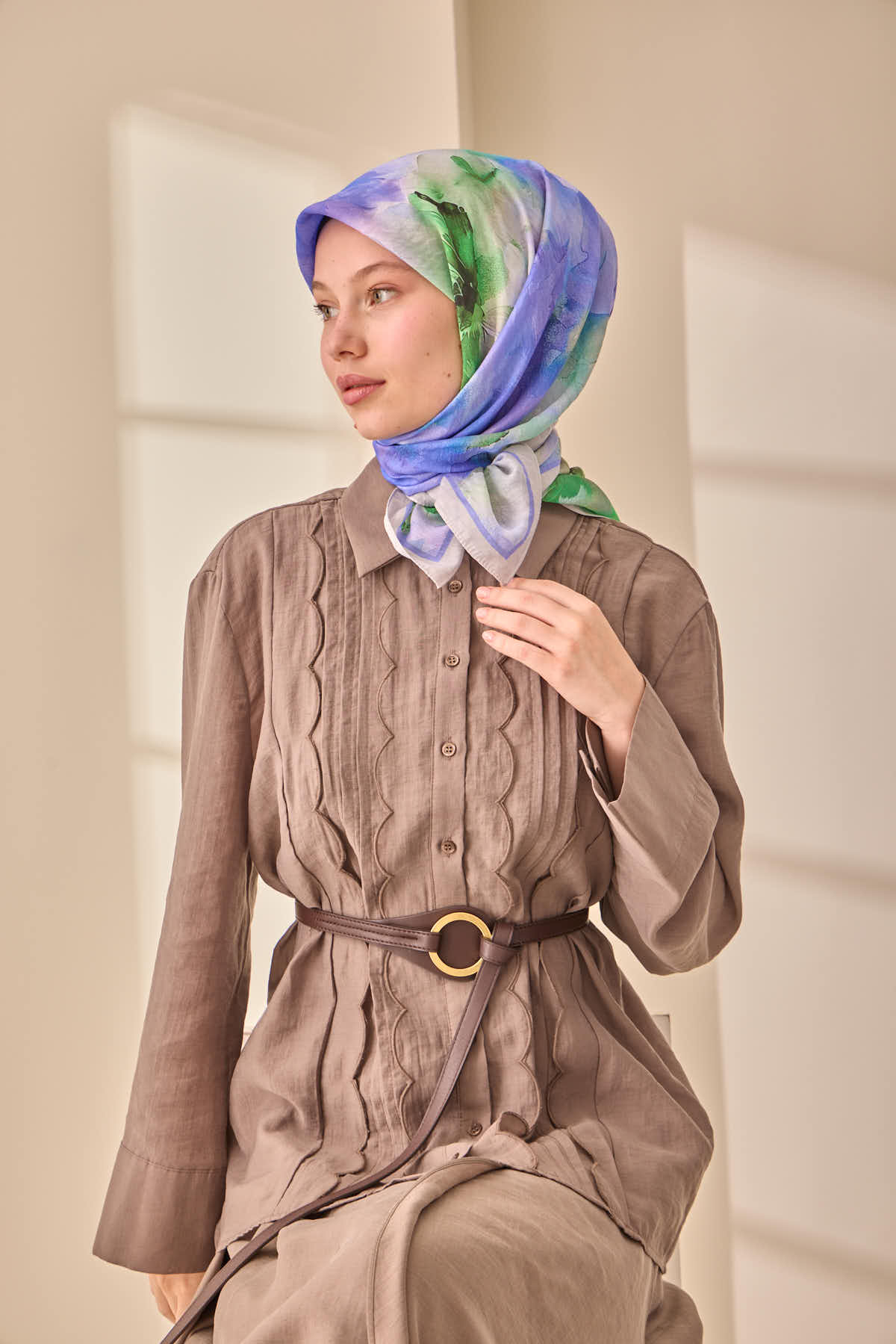 Silk Home Olinda İpek Eşarp 47004-18 - İthalesarponline.com - Soft Eşarp - Silk Home