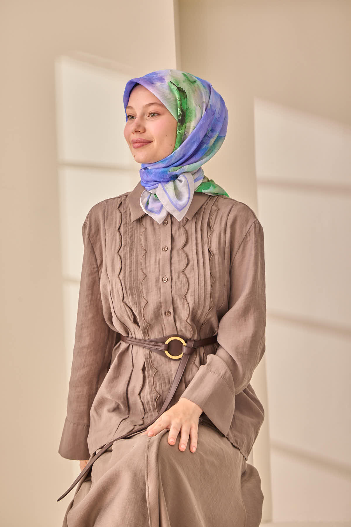 Silk Home Olinda İpek Eşarp 47004-18 - İthalesarponline.com - Soft Eşarp - Silk Home