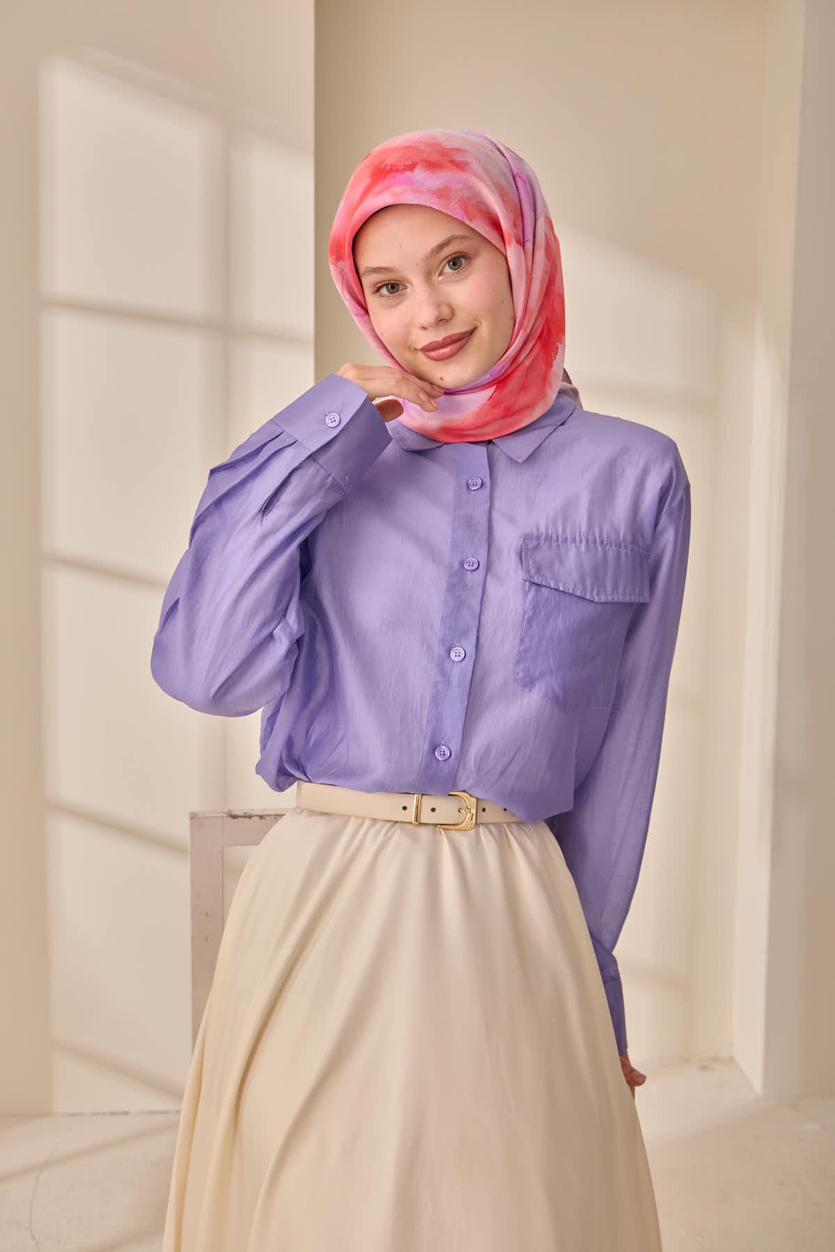 Silk Home Olinda İpek Eşarp 47004-21 - İthalesarponline.com - Soft Eşarp - Silk Home