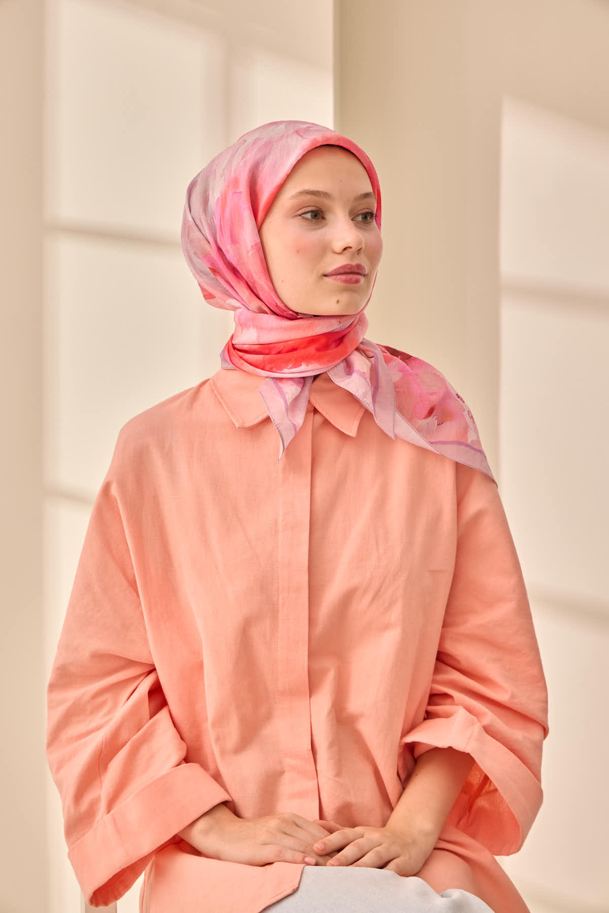 Silk Home Olinda İpek Eşarp 47004-22 - İthalesarponline.com - Soft Eşarp - Silk Home