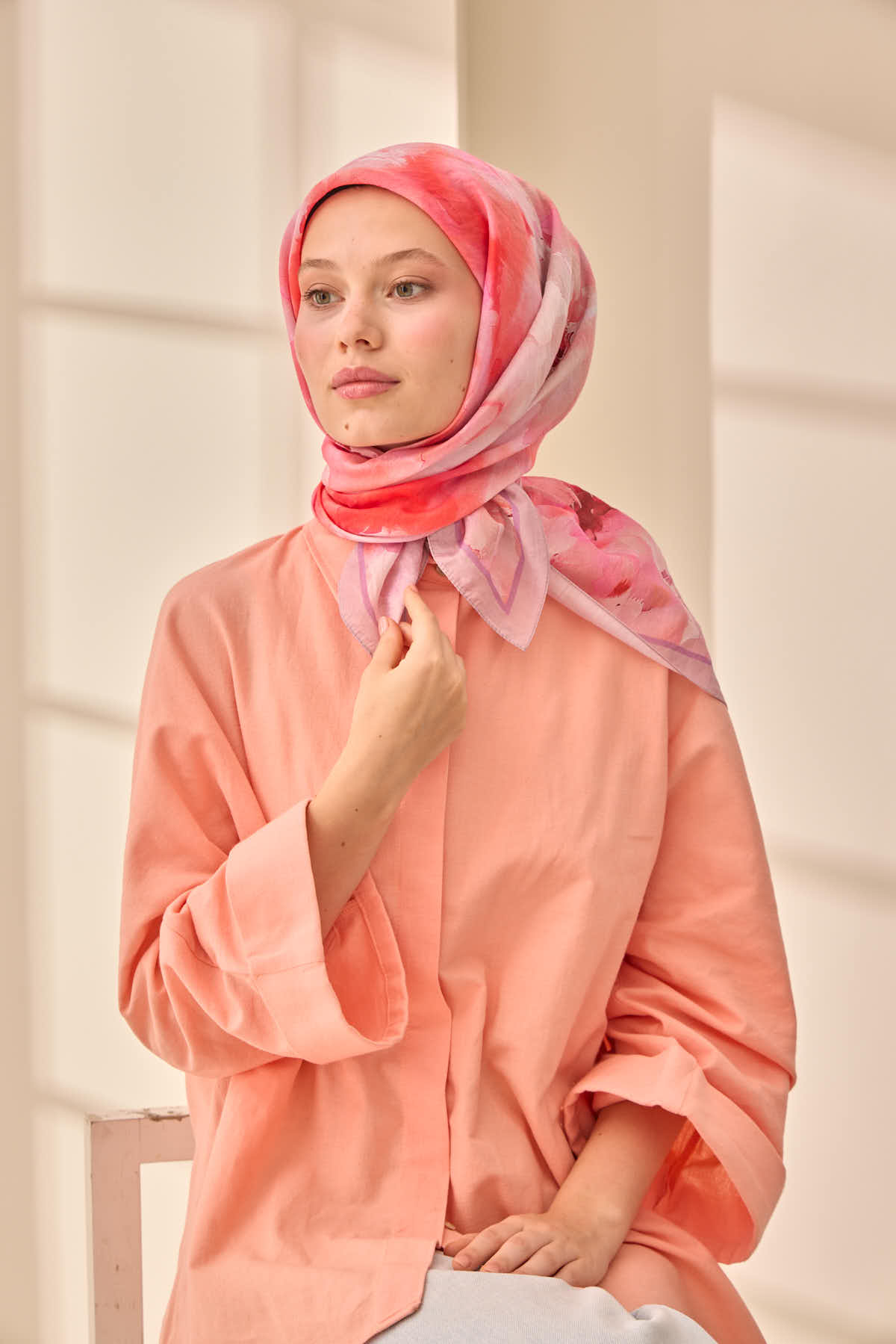 Silk Home Olinda İpek Eşarp 47004-22 - İthalesarponline.com - Soft Eşarp - Silk Home
