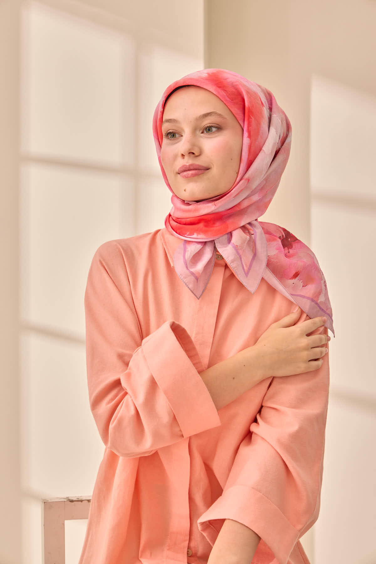 Silk Home Olinda İpek Eşarp 47004-22 - İthalesarponline.com - Soft Eşarp - Silk Home