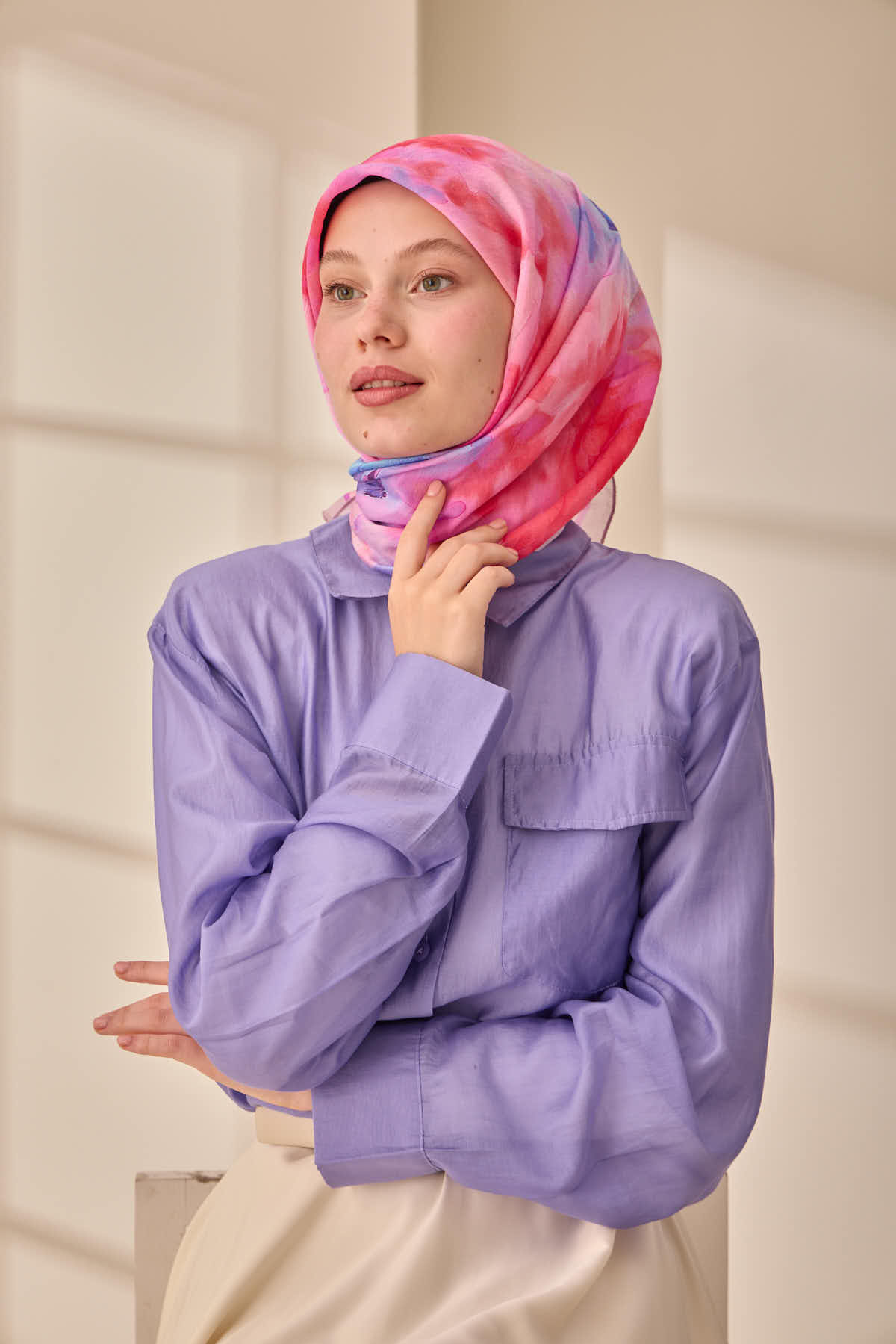 Silk Home Olinda İpek Eşarp 47004-23 - İthalesarponline.com - Soft Eşarp - Silk Home