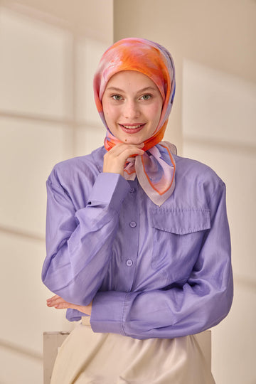 Silk Home Olinda İpek Eşarp 47004-28 - İthalesarponline.com - Soft Eşarp - Silk Home