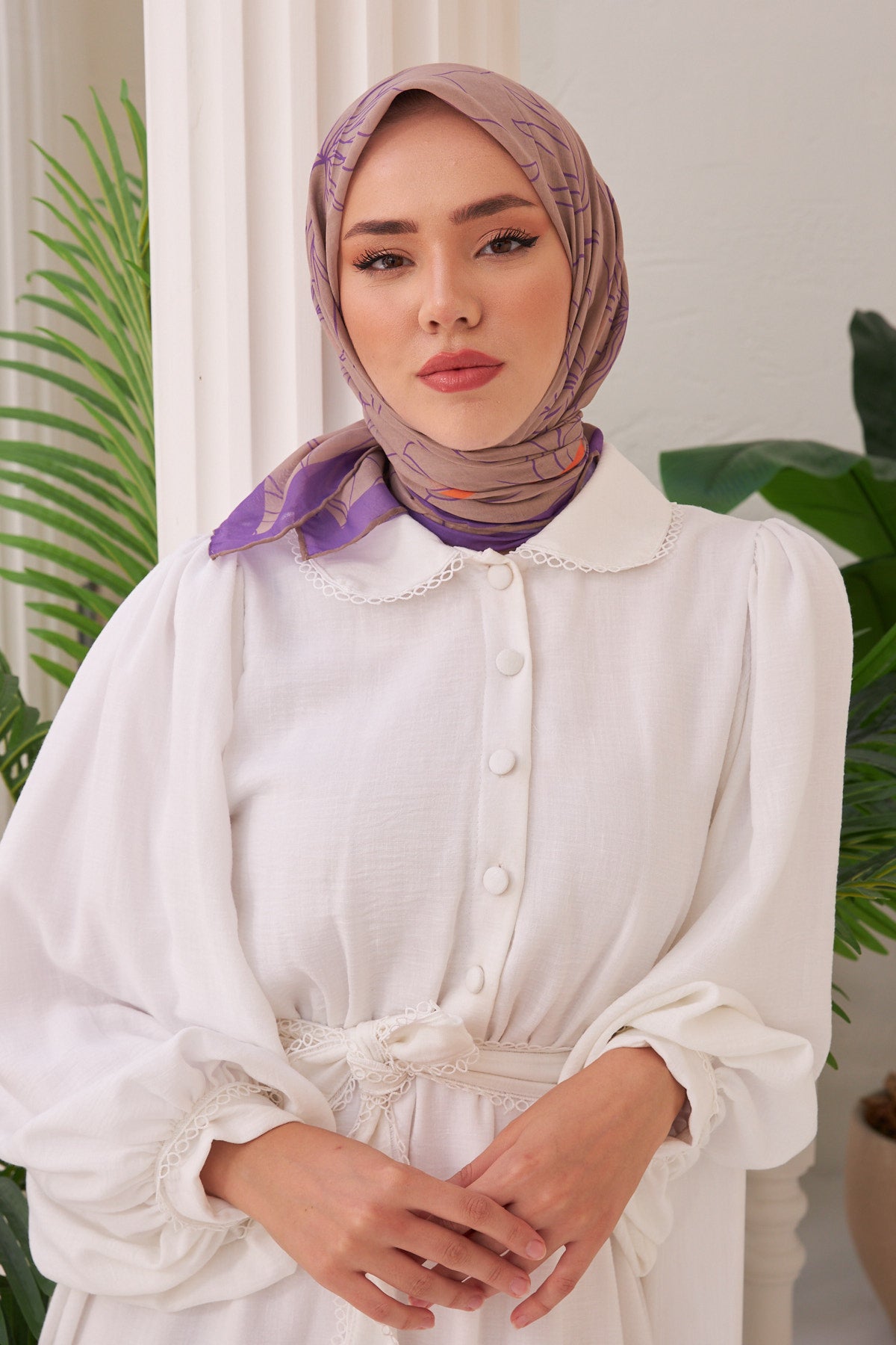 Silk Home Soft Eşarp 73039-34 - İthalesarponline.com