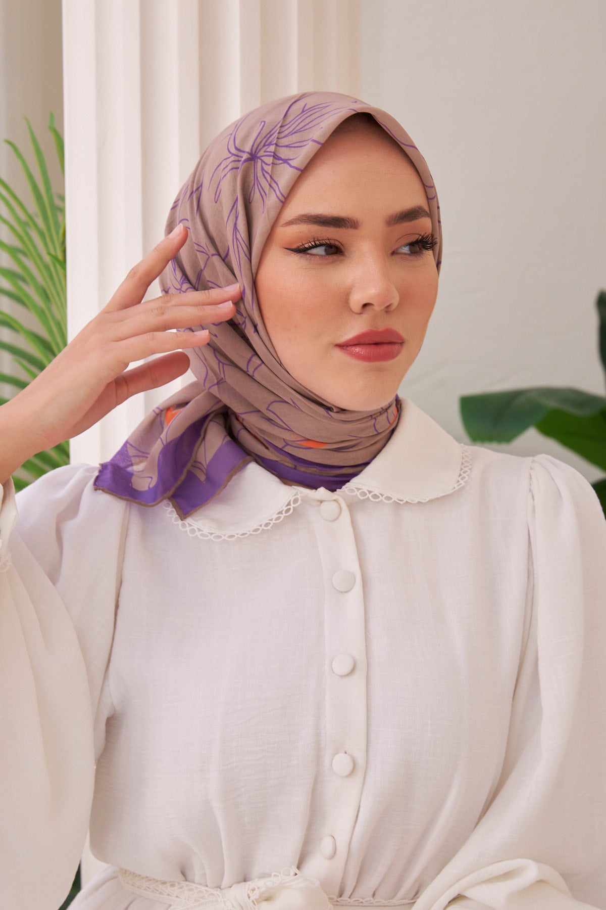 Silk Home Soft Eşarp 73039-34 - İthalesarponline.com