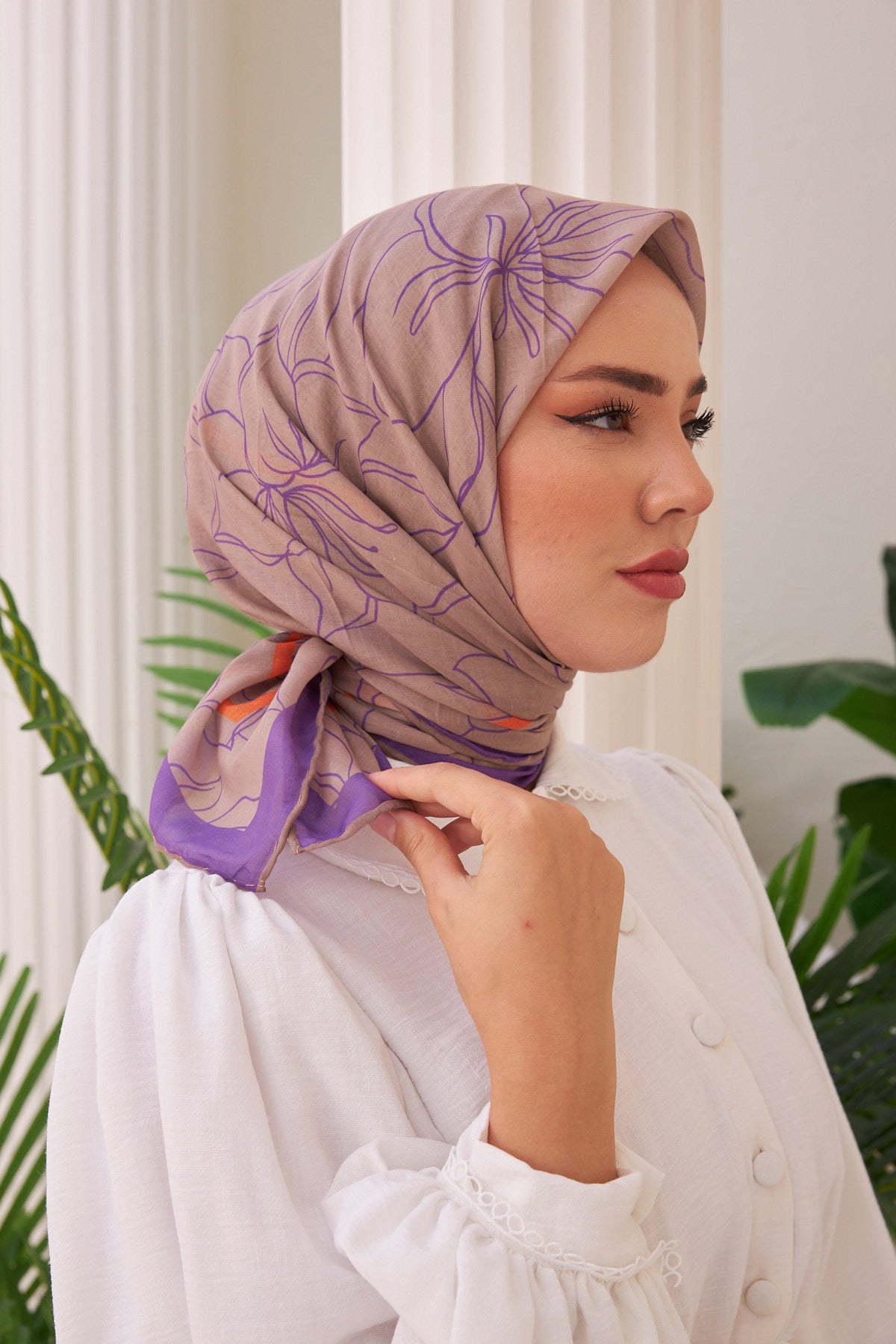 Silk Home Soft Eşarp 73039-34 - İthalesarponline.com