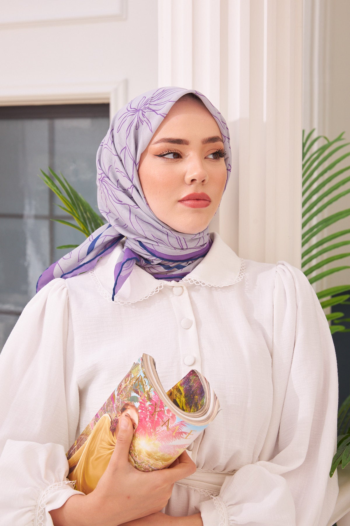 Silk Home Soft Eşarp 73039-35 - İthalesarponline.com