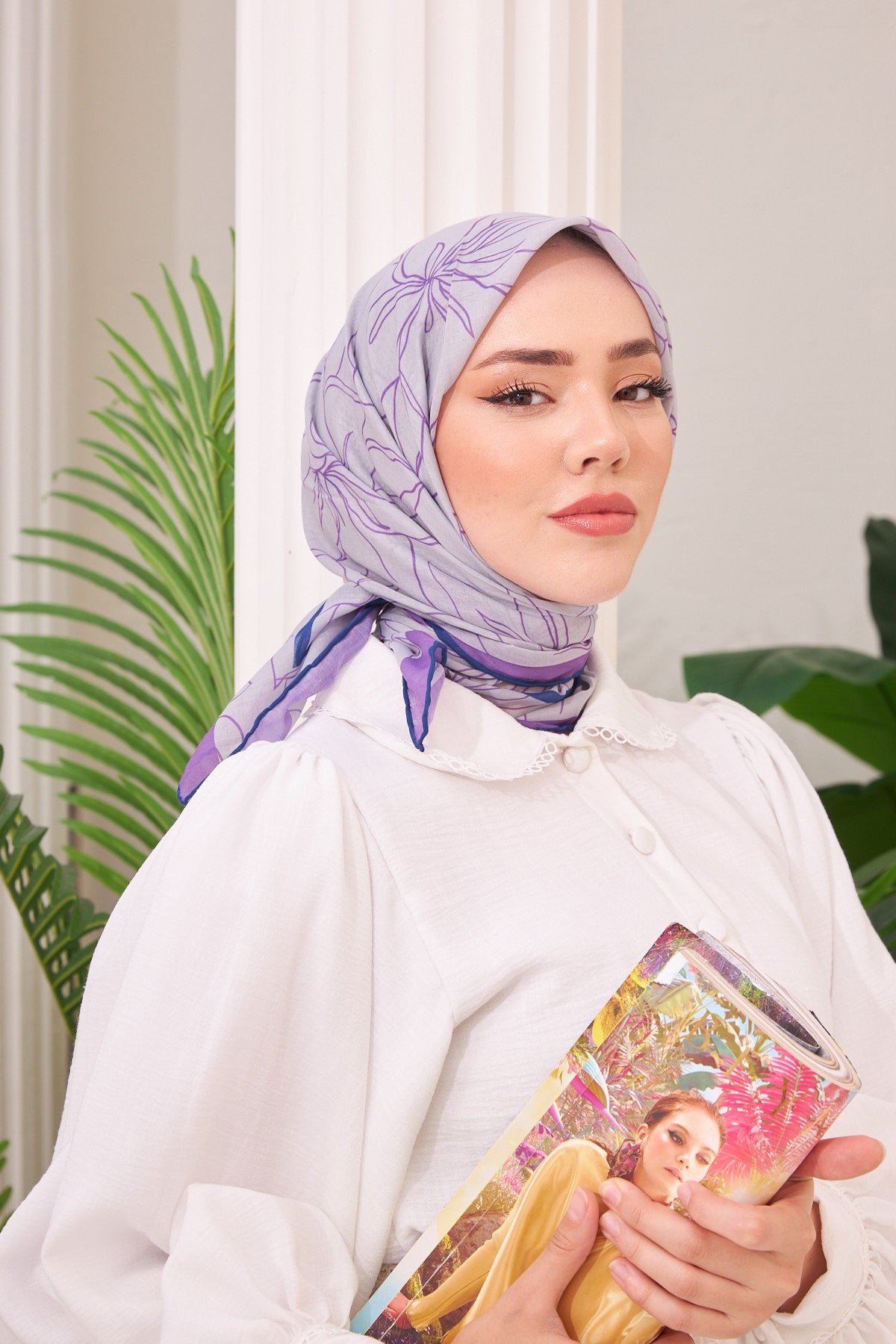Silk Home Soft Eşarp 73039-35 - İthalesarponline.com
