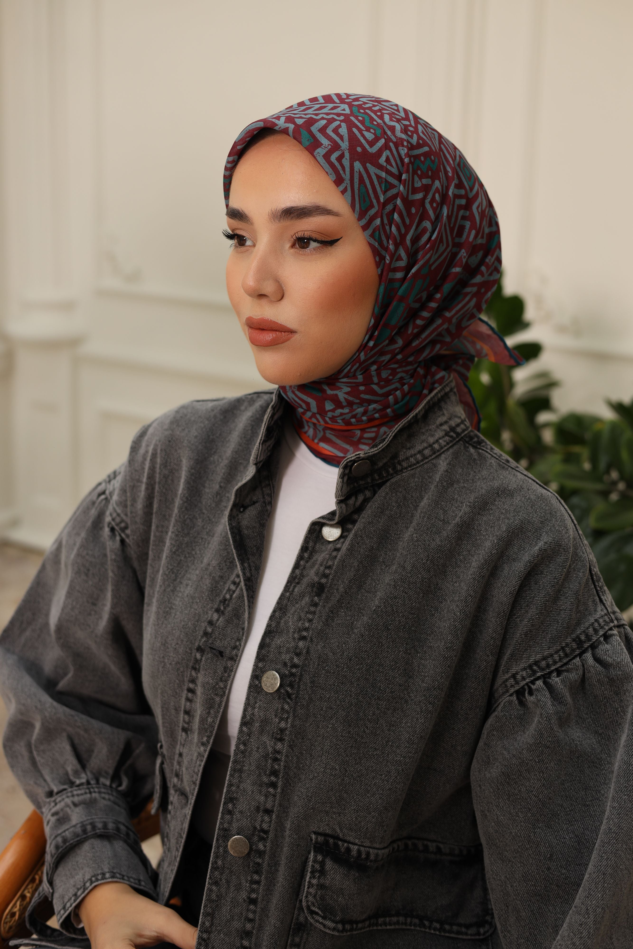 Silk Home Soft Eşarp 73056-43 - İthalesarponline.com