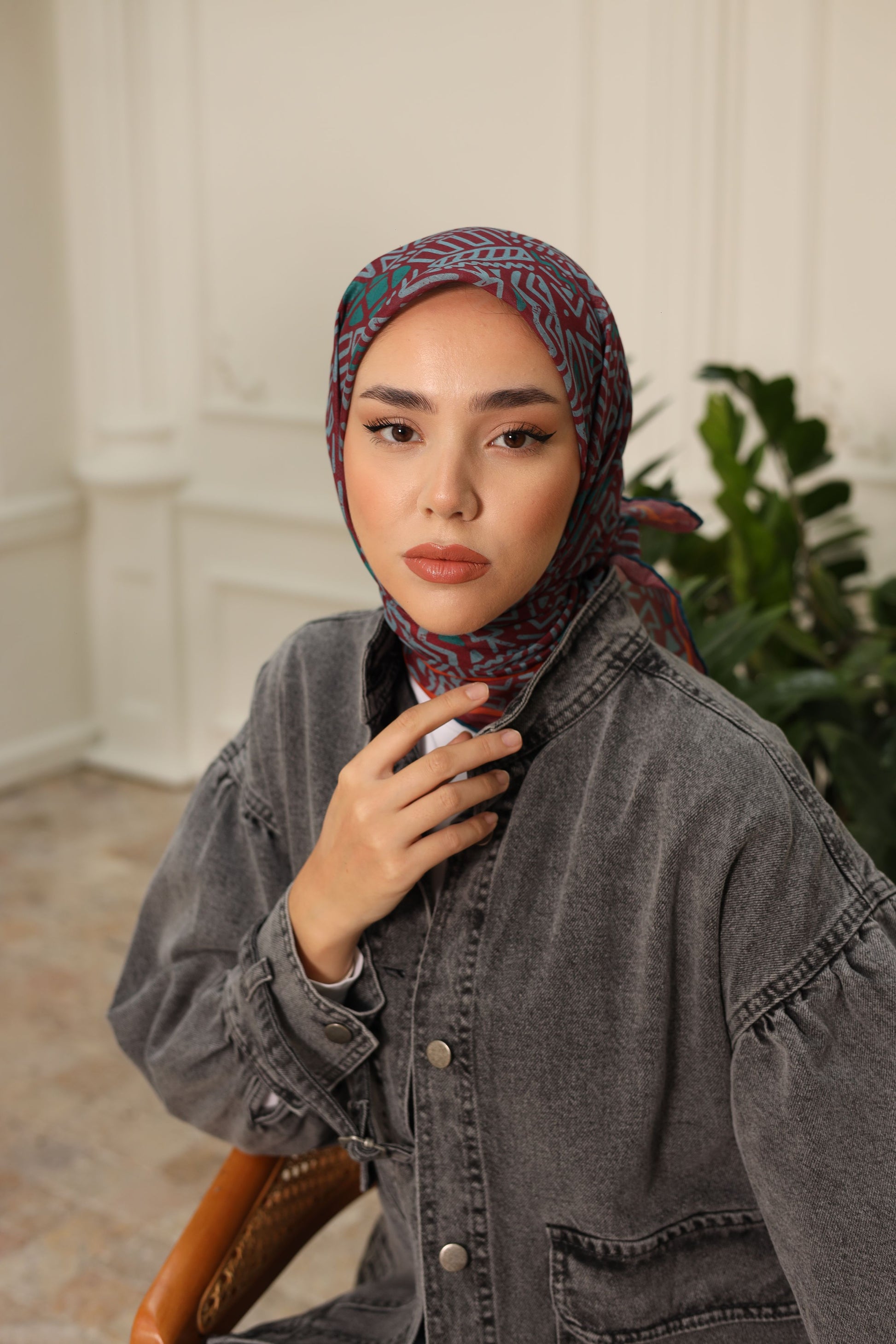 Silk Home Soft Eşarp 73056-43 - İthalesarponline.com