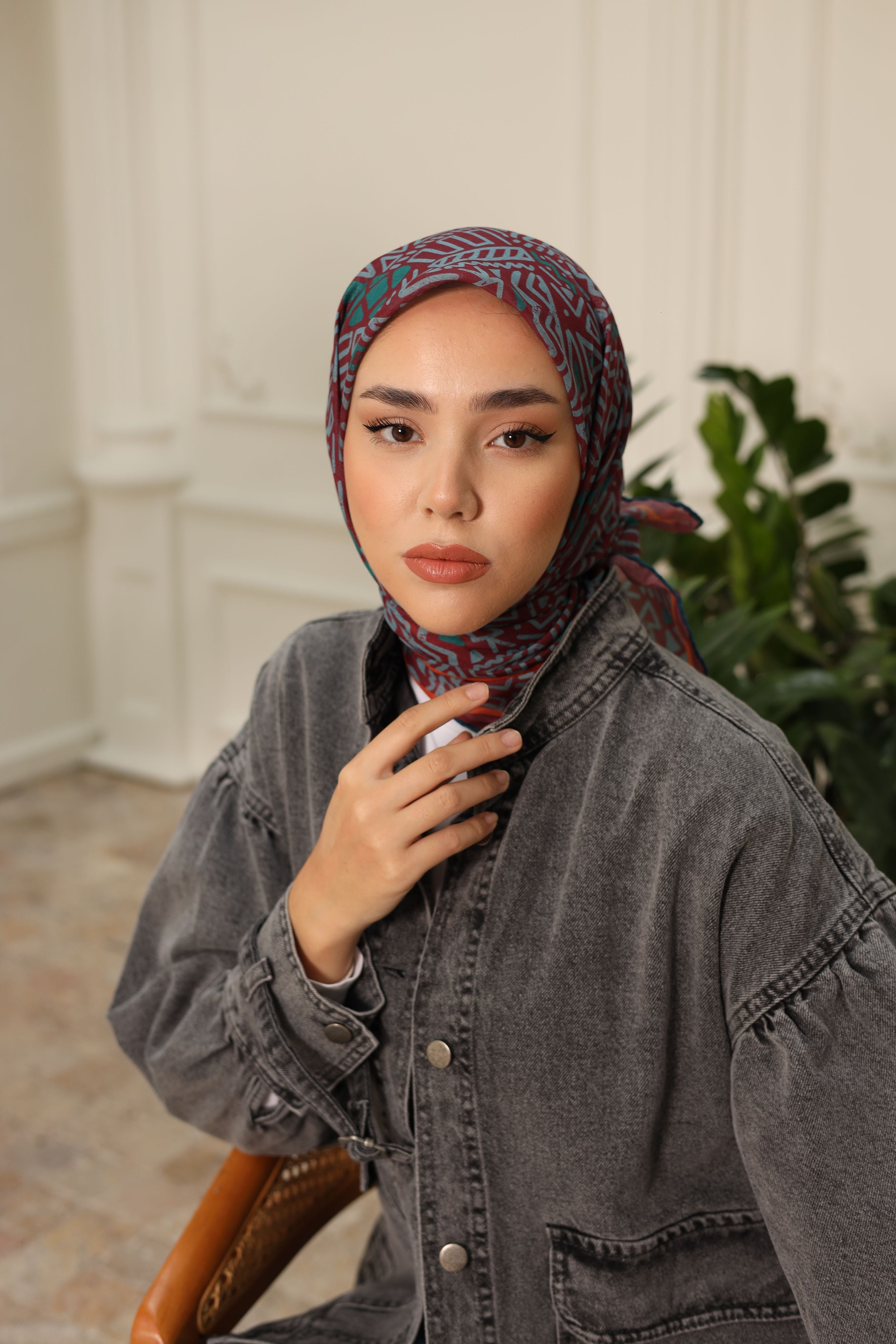 Silk Home Soft Eşarp 73056-43 - İthalesarponline.com