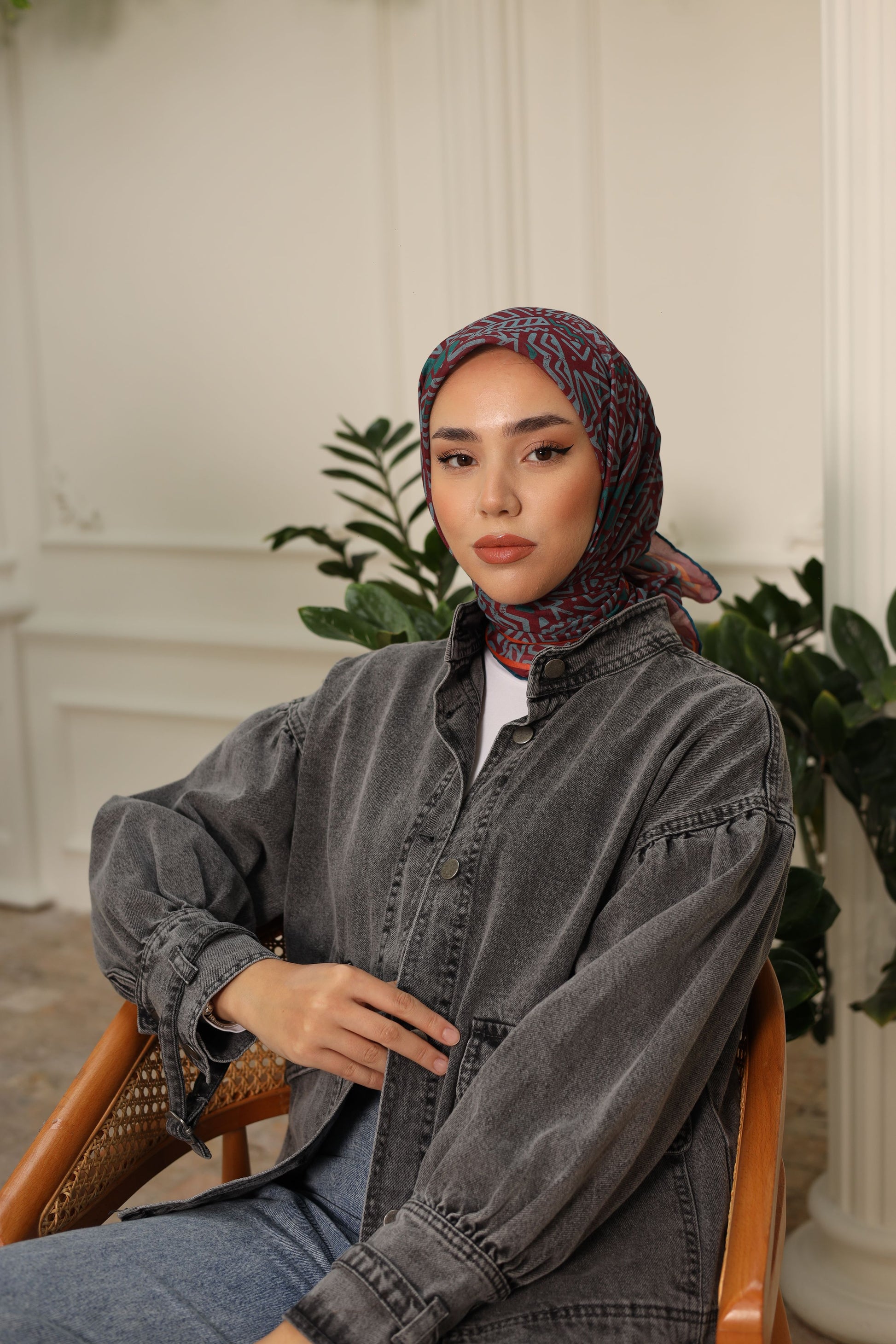 Silk Home Soft Eşarp 73056-43 - İthalesarponline.com