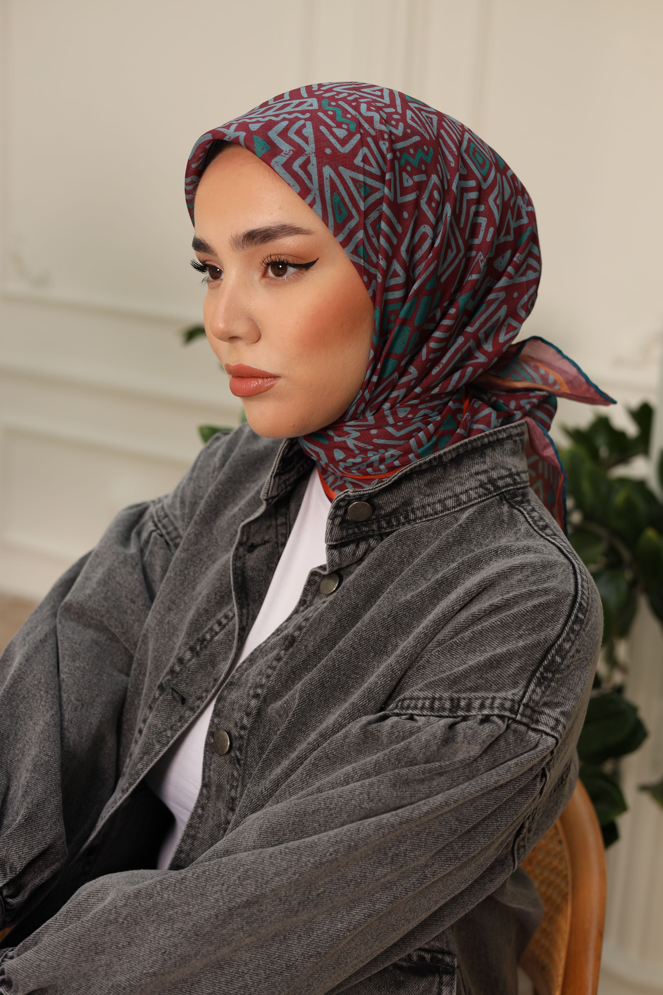 Silk Home Soft Eşarp 73056-43 - İthalesarponline.com