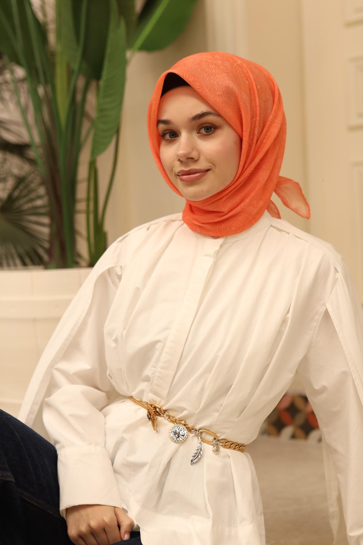 Silk Home Soft Eşarp 73086-07 - İthalesarponline.com