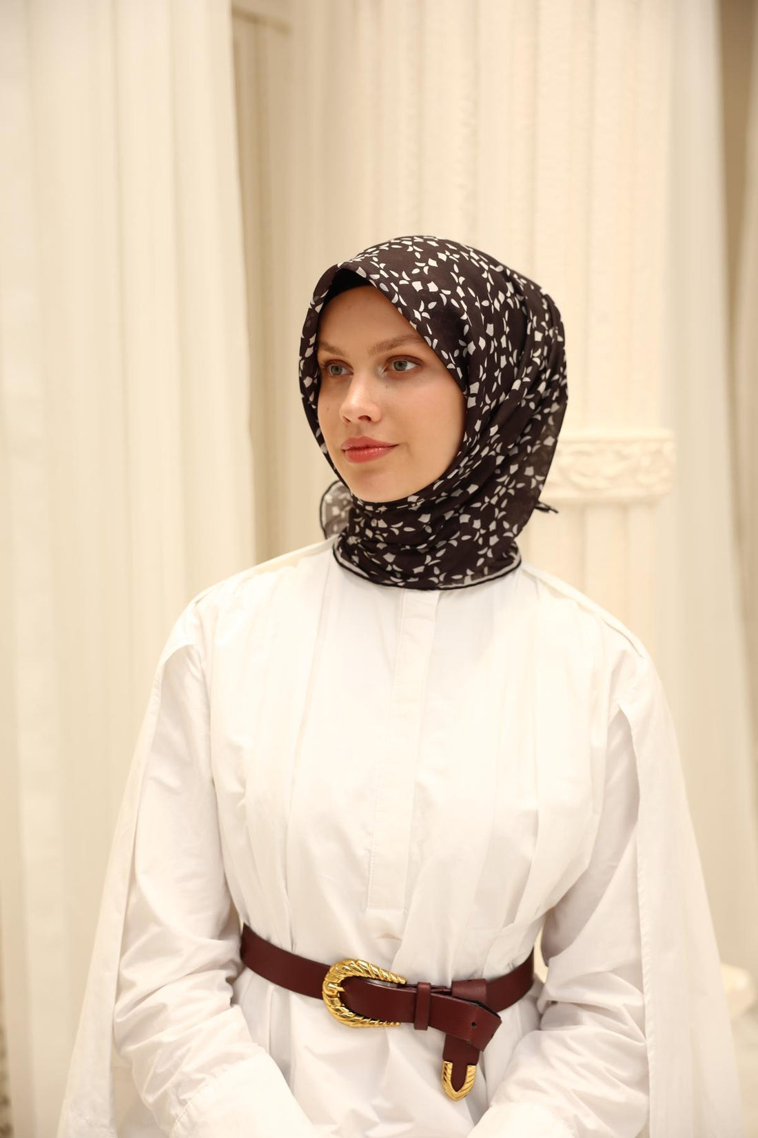 Silk Home Soft Eşarp 73087-01 - İthalesarponline.com