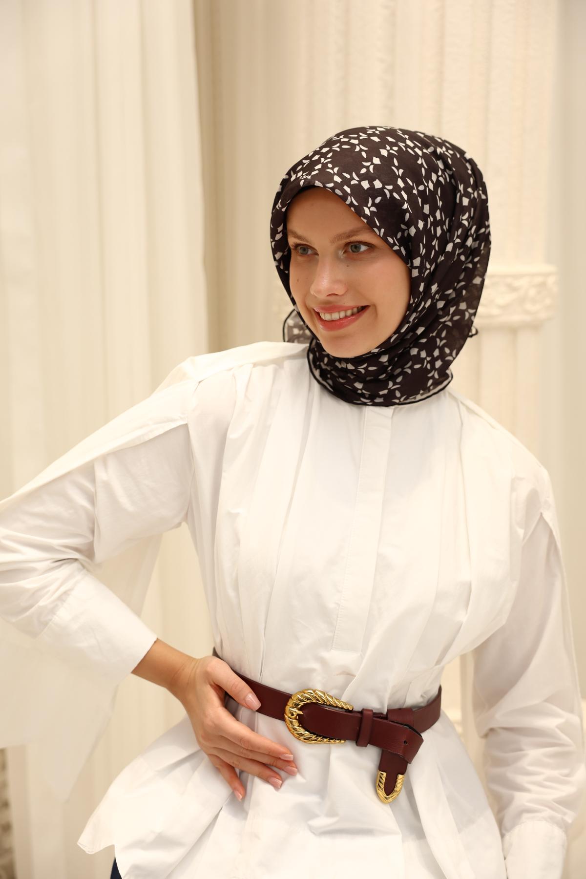 Silk Home Soft Eşarp 73087-01 - İthalesarponline.com