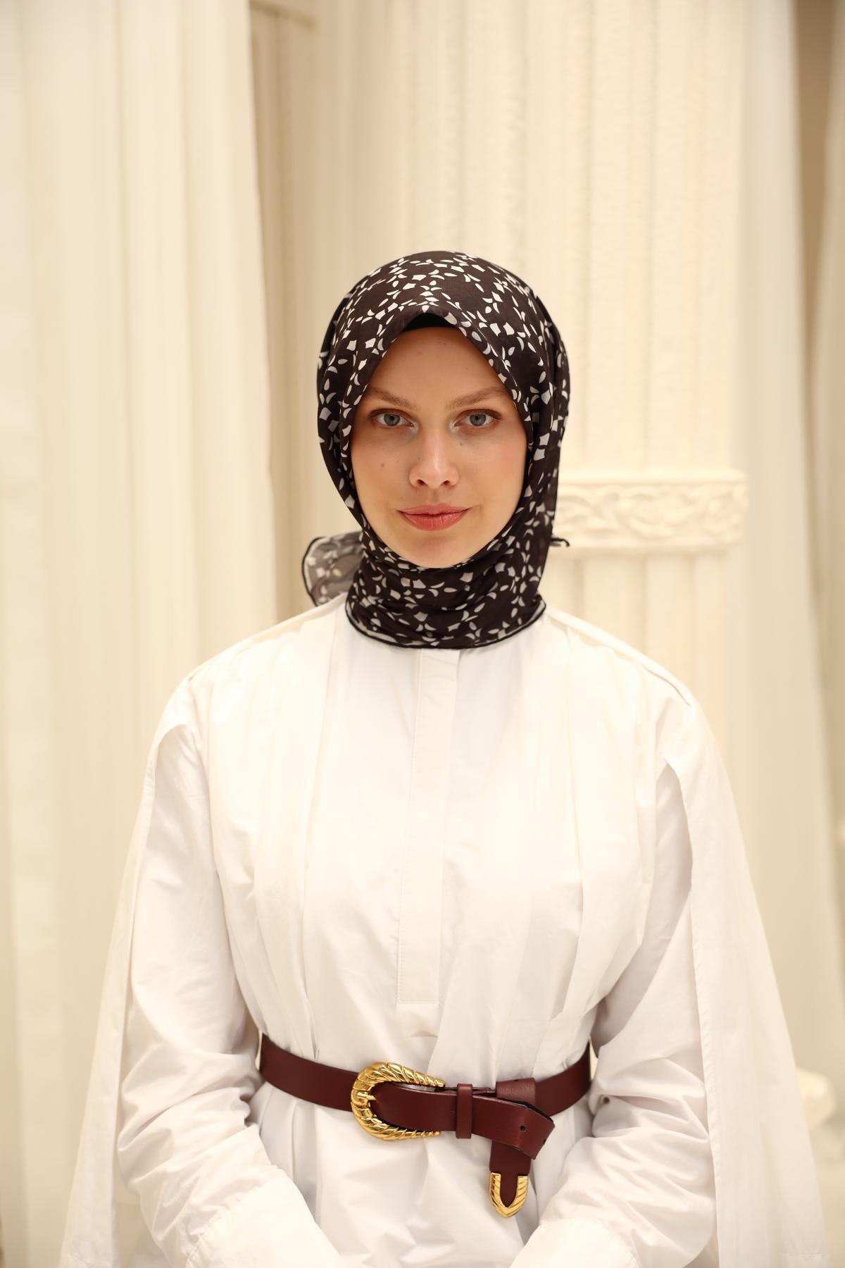Silk Home Soft Eşarp 73087-01 - İthalesarponline.com