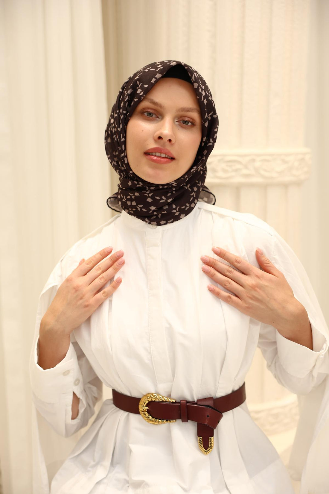 Silk Home Soft Eşarp 73087-02 - İthalesarponline.com