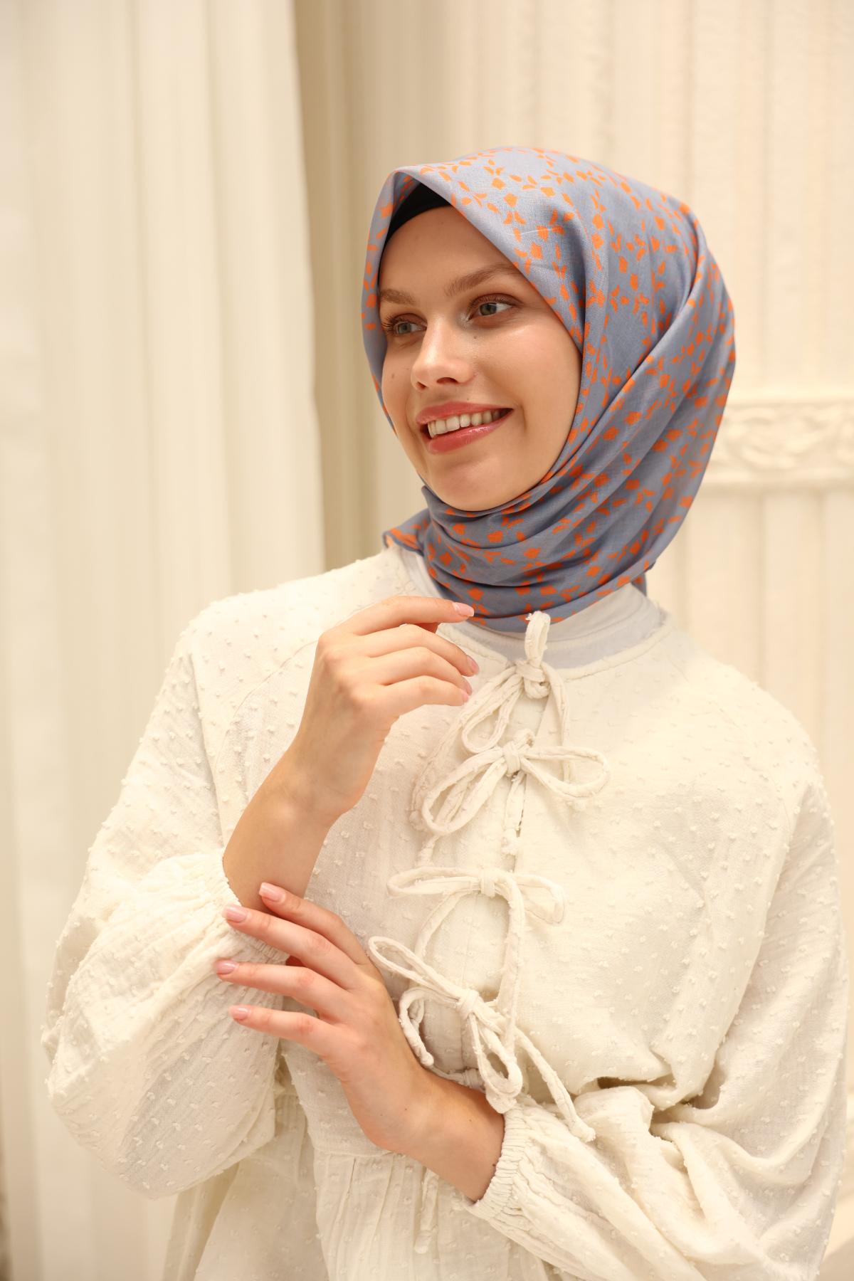 Silk Home Soft Eşarp 73087-25 - İthalesarponline.com