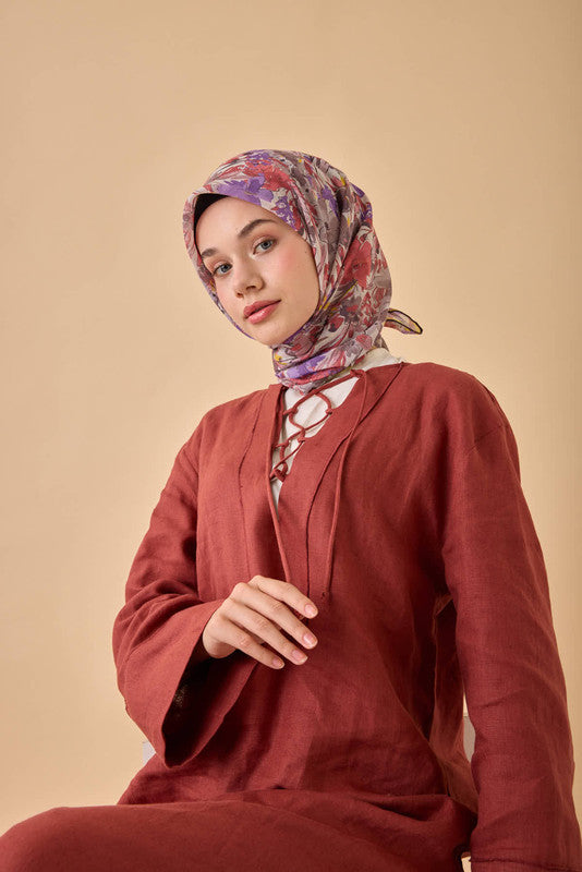 Silk Home Soft Eşarp 73088-15 - İthalesarponline.com