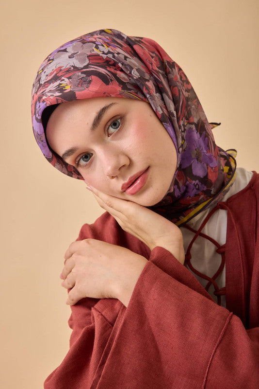 Silk Home Soft Eşarp 73088-16 - İthalesarponline.com