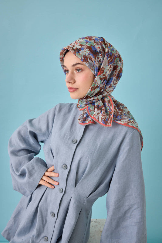 Silk Home Soft Eşarp 73088-18 - İthalesarponline.com