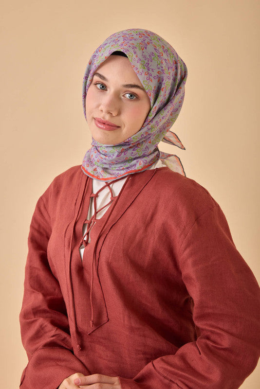 Silk Home Soft Eşarp 73089-12 - İthalesarponline.com