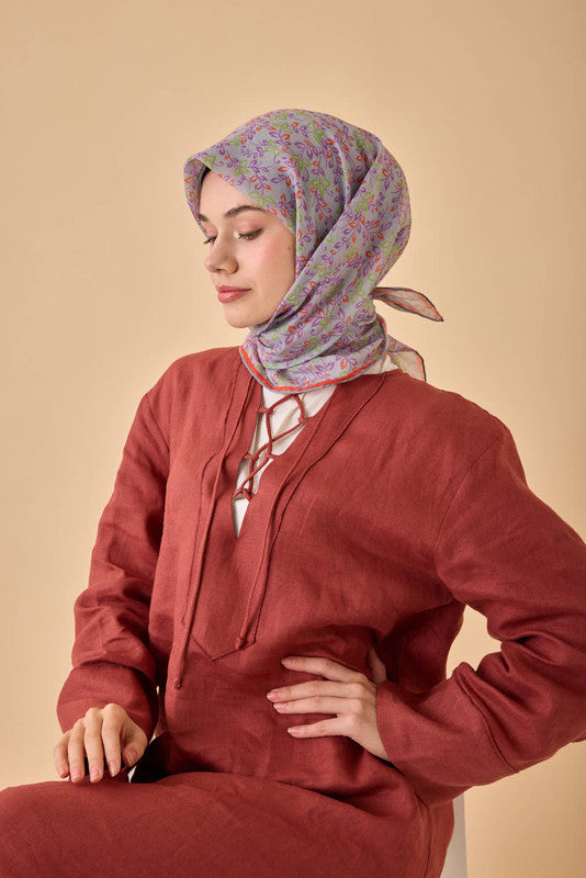 Silk Home Soft Eşarp 73089-12 - İthalesarponline.com