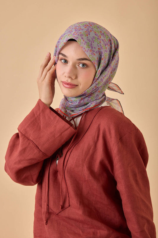 Silk Home Soft Eşarp 73089-12 - İthalesarponline.com