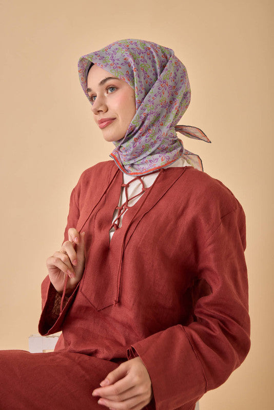Silk Home Soft Eşarp 73089-12 - İthalesarponline.com