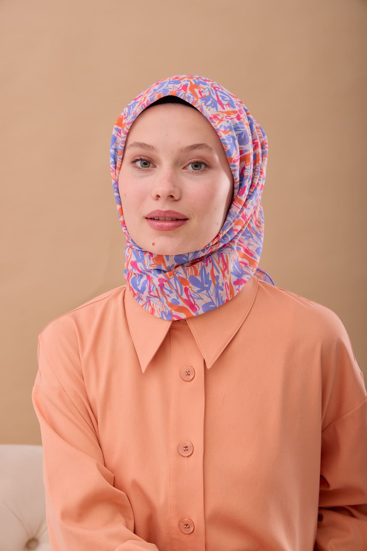 Silk Home Soft Eşarp 73091-07 - İthalesarponline.com - Soft Eşarp - Silk Home