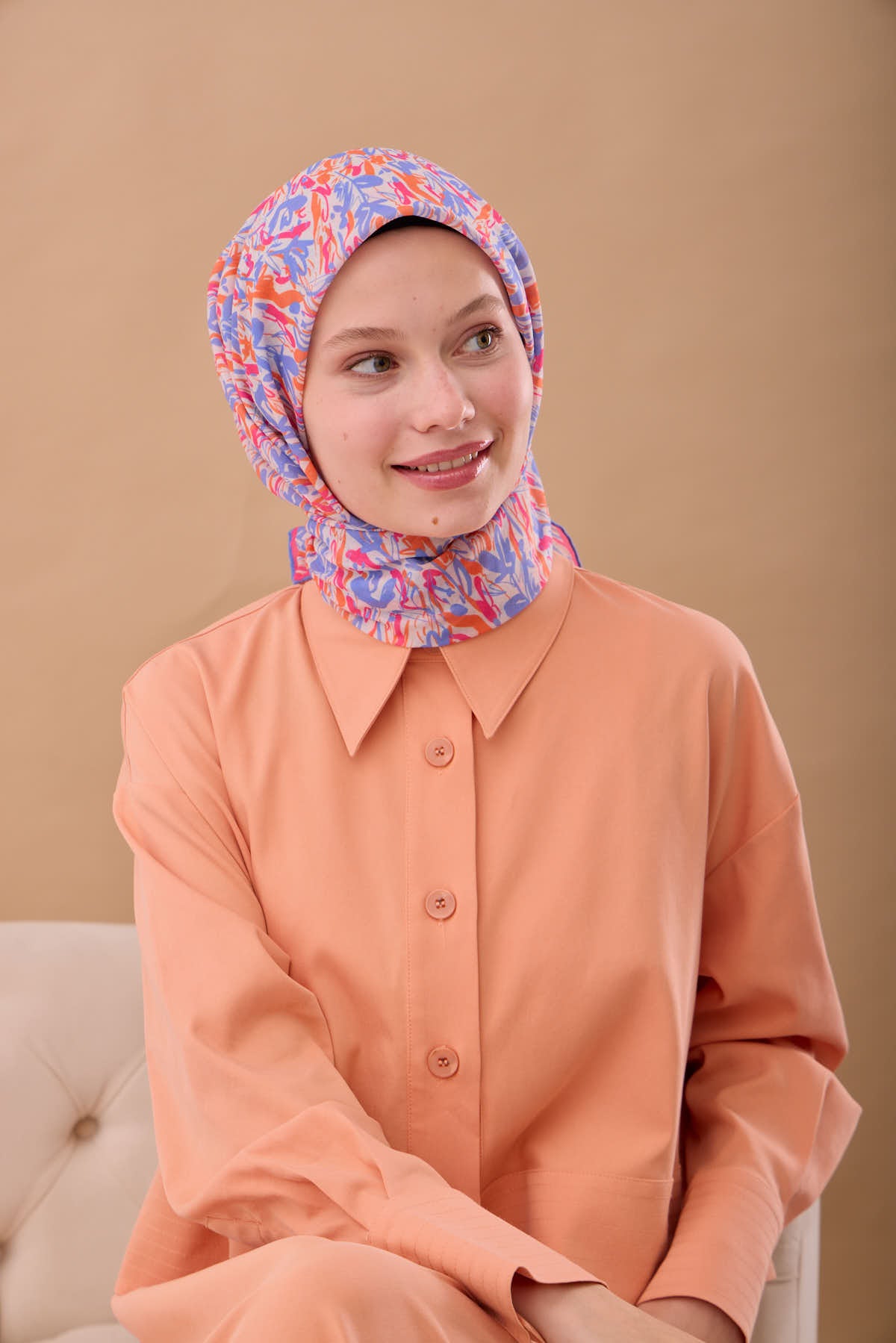 Silk Home Soft Eşarp 73091-07 - İthalesarponline.com - Soft Eşarp - Silk Home