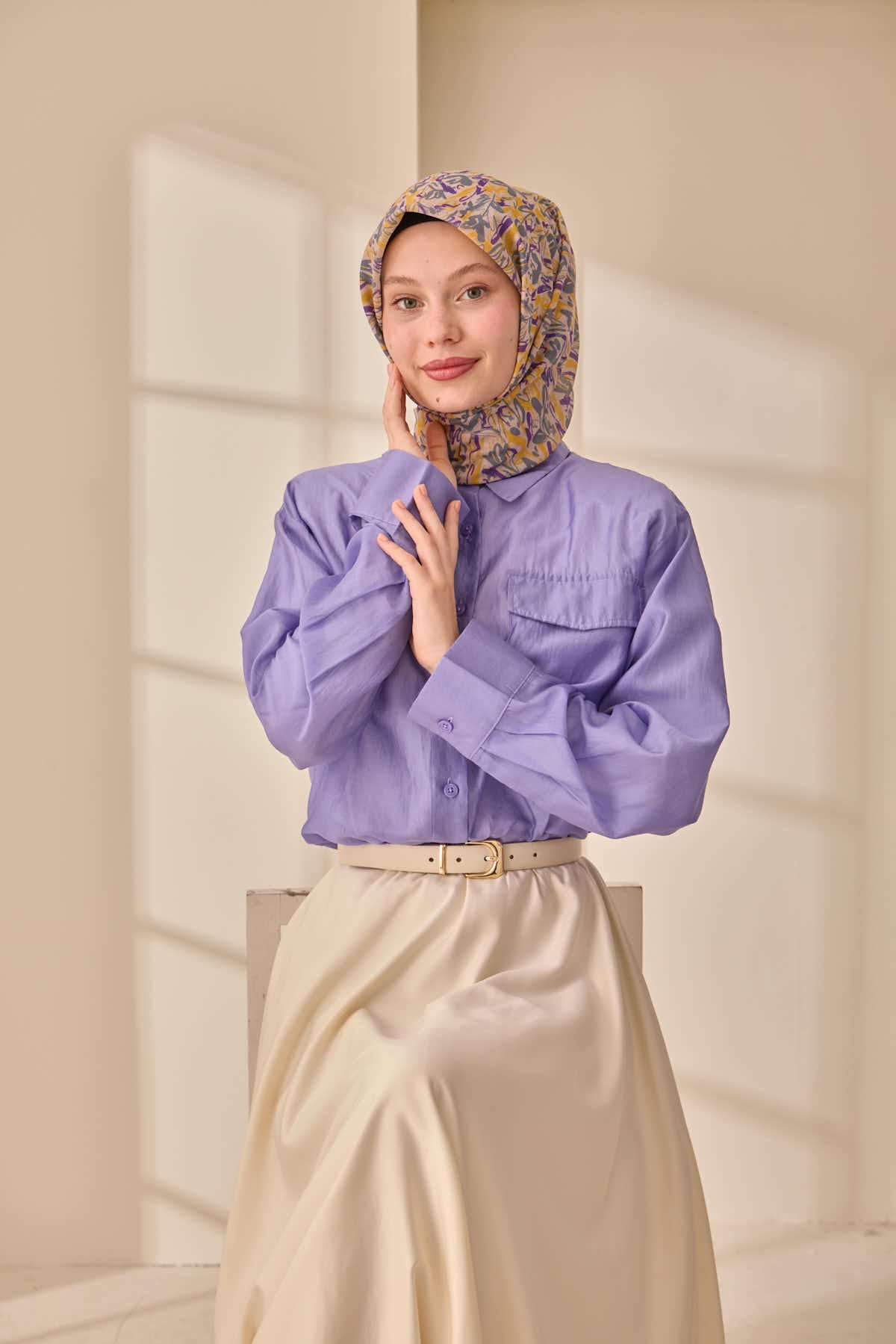 Silk Home Soft Eşarp 73091-10 - İthalesarponline.com - Soft Eşarp - Silk Home