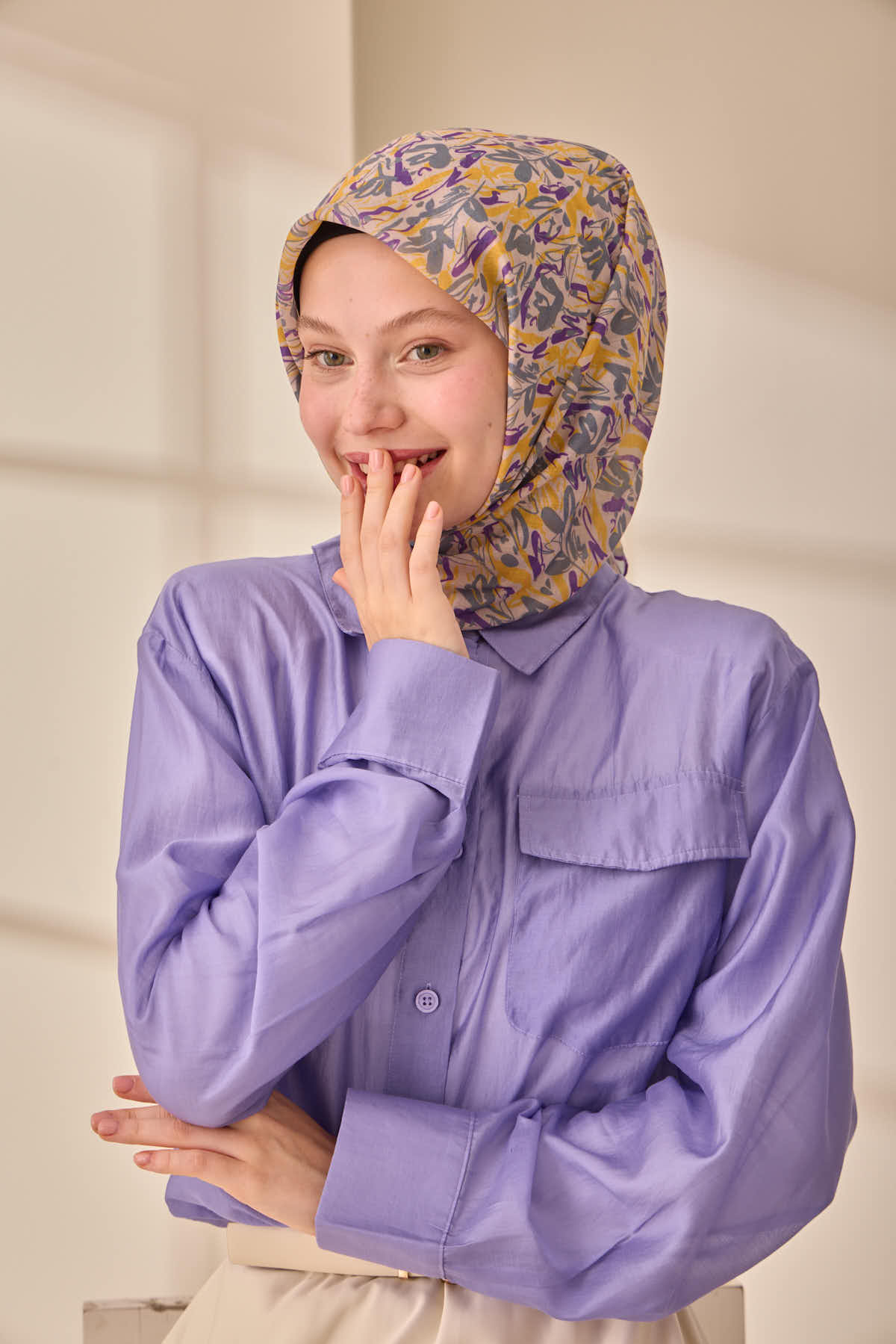 Silk Home Soft Eşarp 73091-10 - İthalesarponline.com - Soft Eşarp - Silk Home