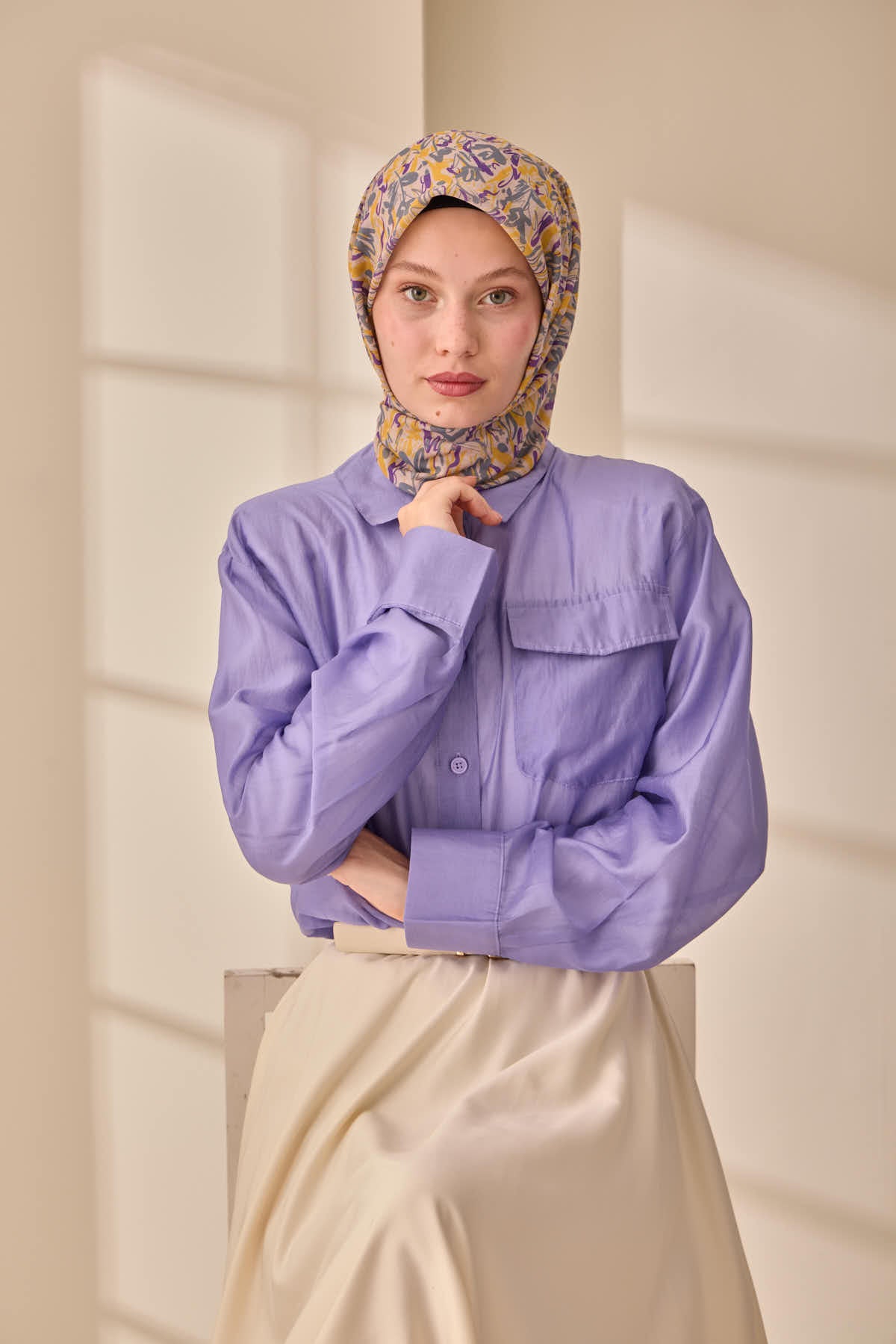 Silk Home Soft Eşarp 73091-10 - İthalesarponline.com - Soft Eşarp - Silk Home