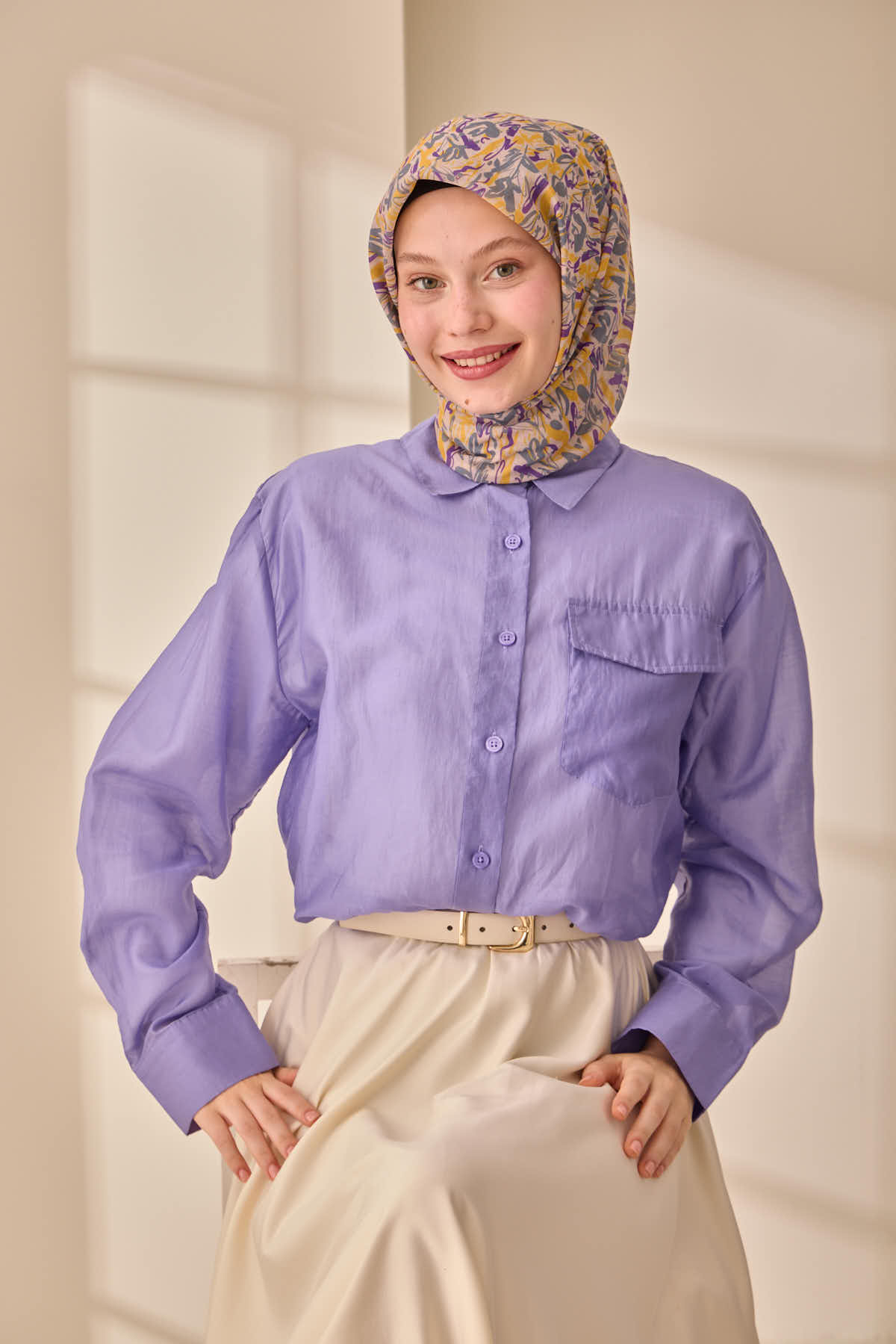 Silk Home Soft Eşarp 73091-10 - İthalesarponline.com - Soft Eşarp - Silk Home