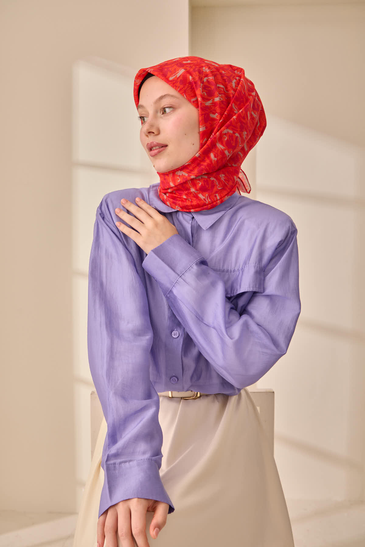 Silk Home Soft Eşarp 73091-32 - İthalesarponline.com - Soft Eşarp - Silk Home