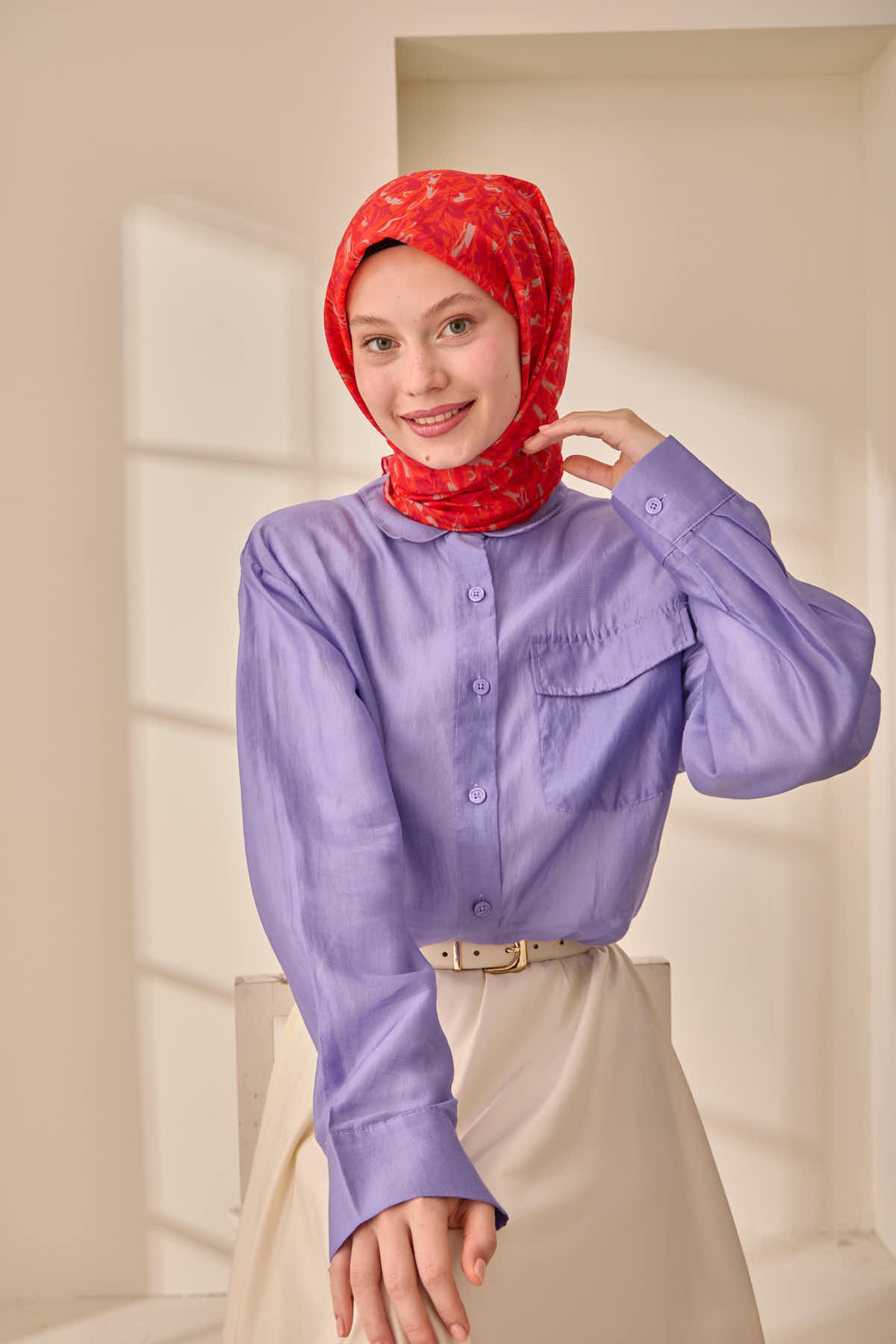 Silk Home Soft Eşarp 73091-32 - İthalesarponline.com - Soft Eşarp - Silk Home