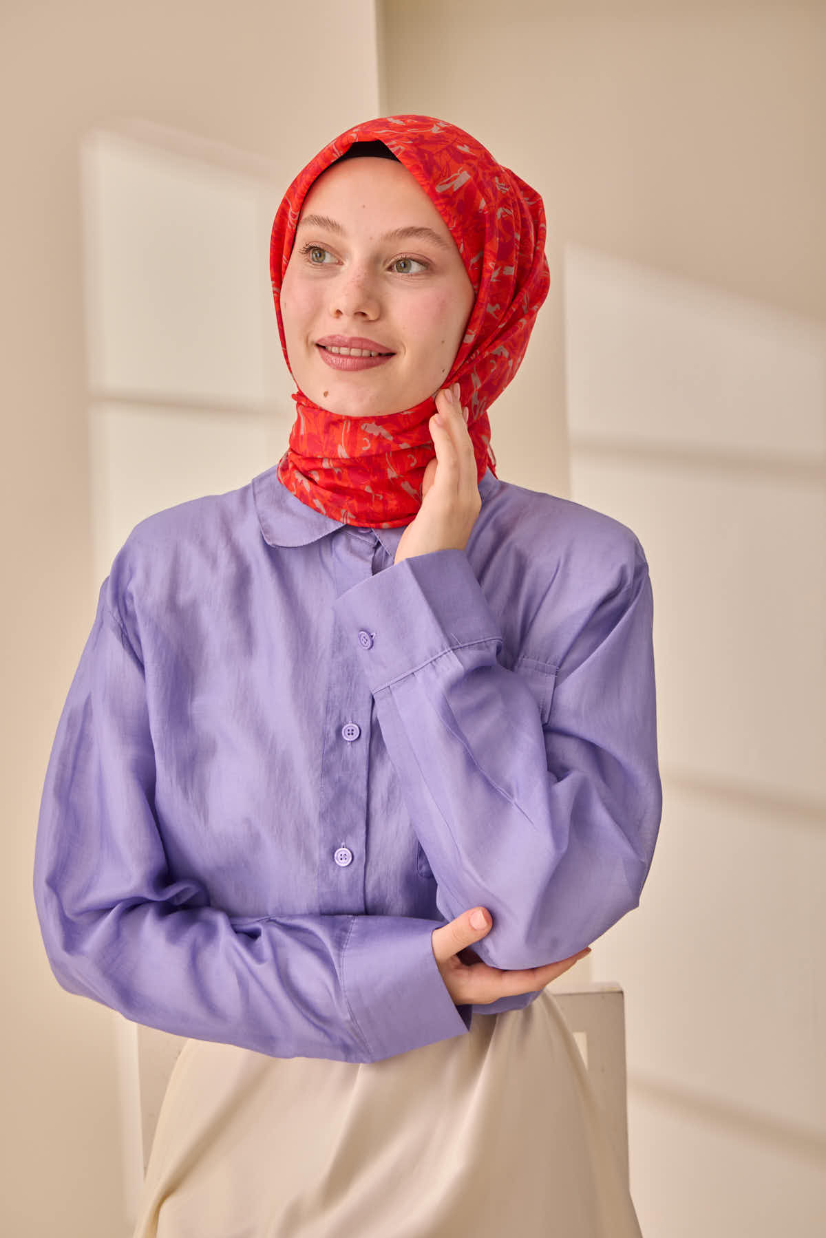 Silk Home Soft Eşarp 73091-32 - İthalesarponline.com - Soft Eşarp - Silk Home