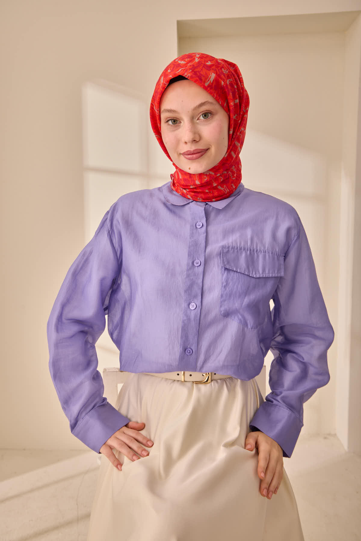 Silk Home Soft Eşarp 73091-32 - İthalesarponline.com - Soft Eşarp - Silk Home