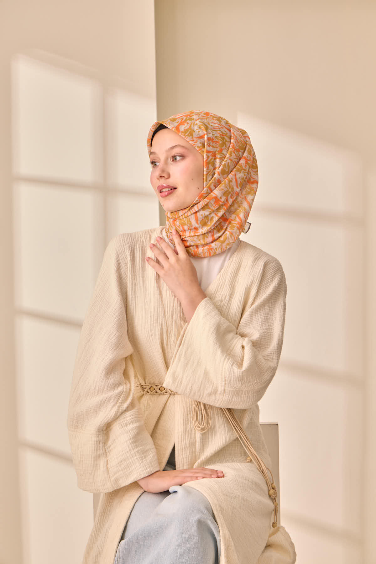 Silk Home Soft Eşarp 73091-34 - İthalesarponline.com - Soft Eşarp - Silk Home