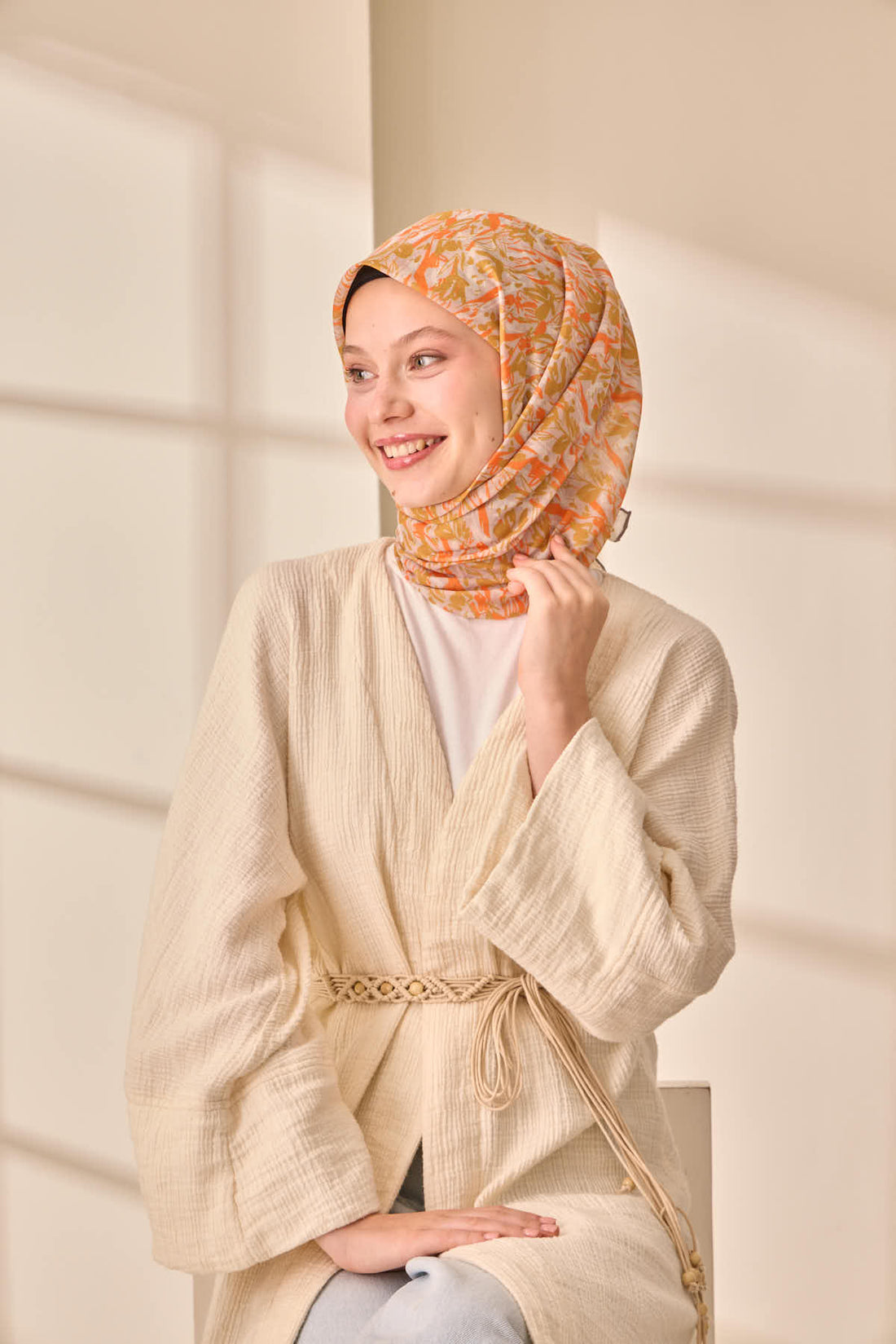 Silk Home Soft Eşarp 73091-34 - İthalesarponline.com - Soft Eşarp - Silk Home