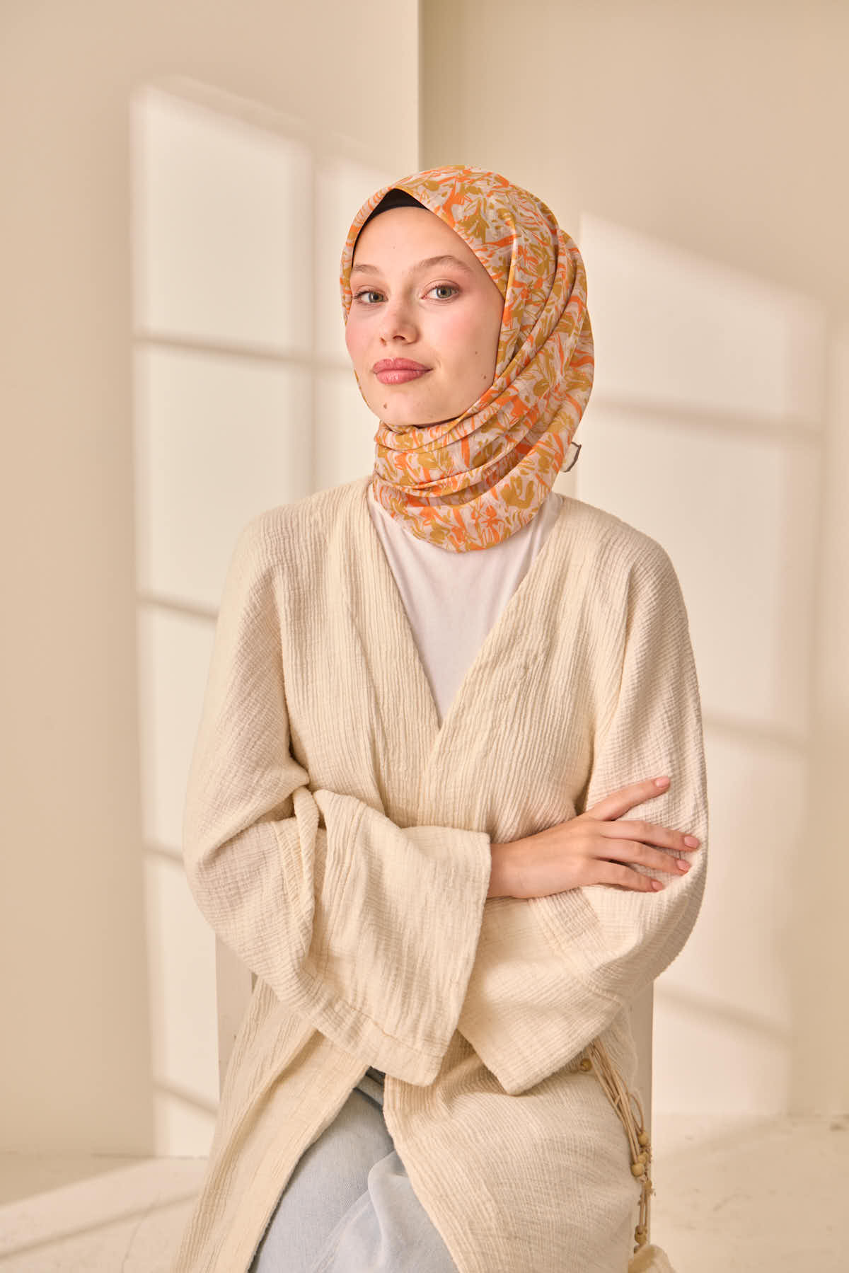 Silk Home Soft Eşarp 73091-34 - İthalesarponline.com - Soft Eşarp - Silk Home
