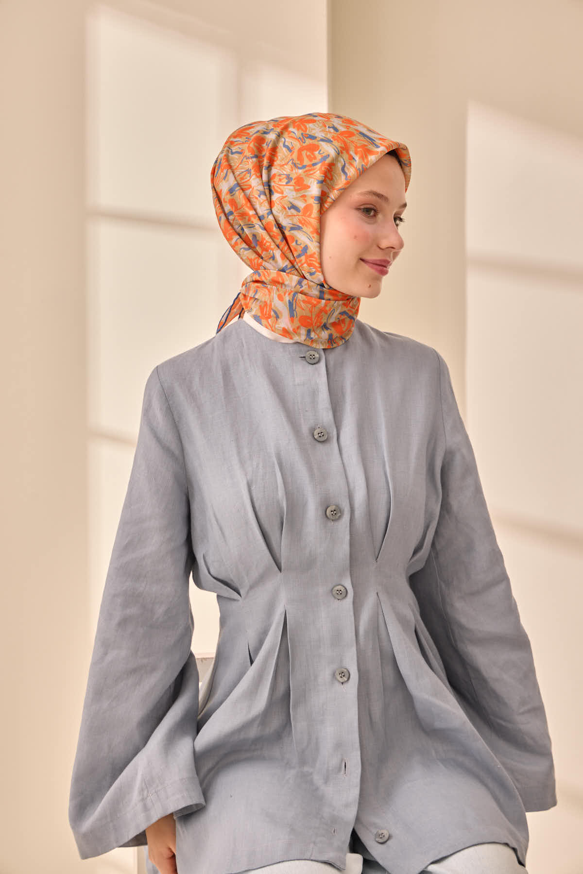 Silk Home Soft Eşarp 73091-35 - İthalesarponline.com - Soft Eşarp - Silk Home