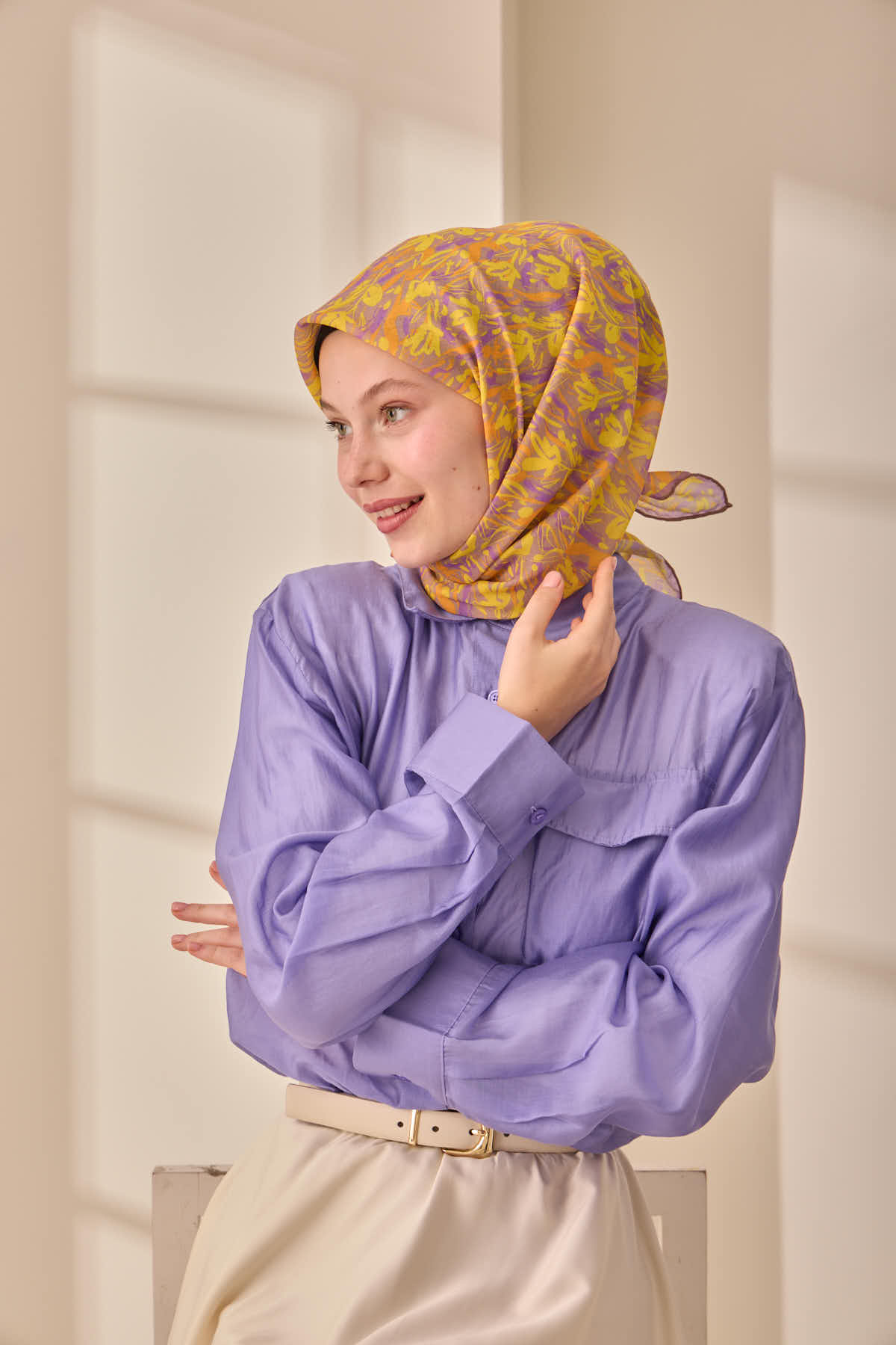 Silk Home Soft Eşarp 73091-38 - İthalesarponline.com - Soft Eşarp - Silk Home