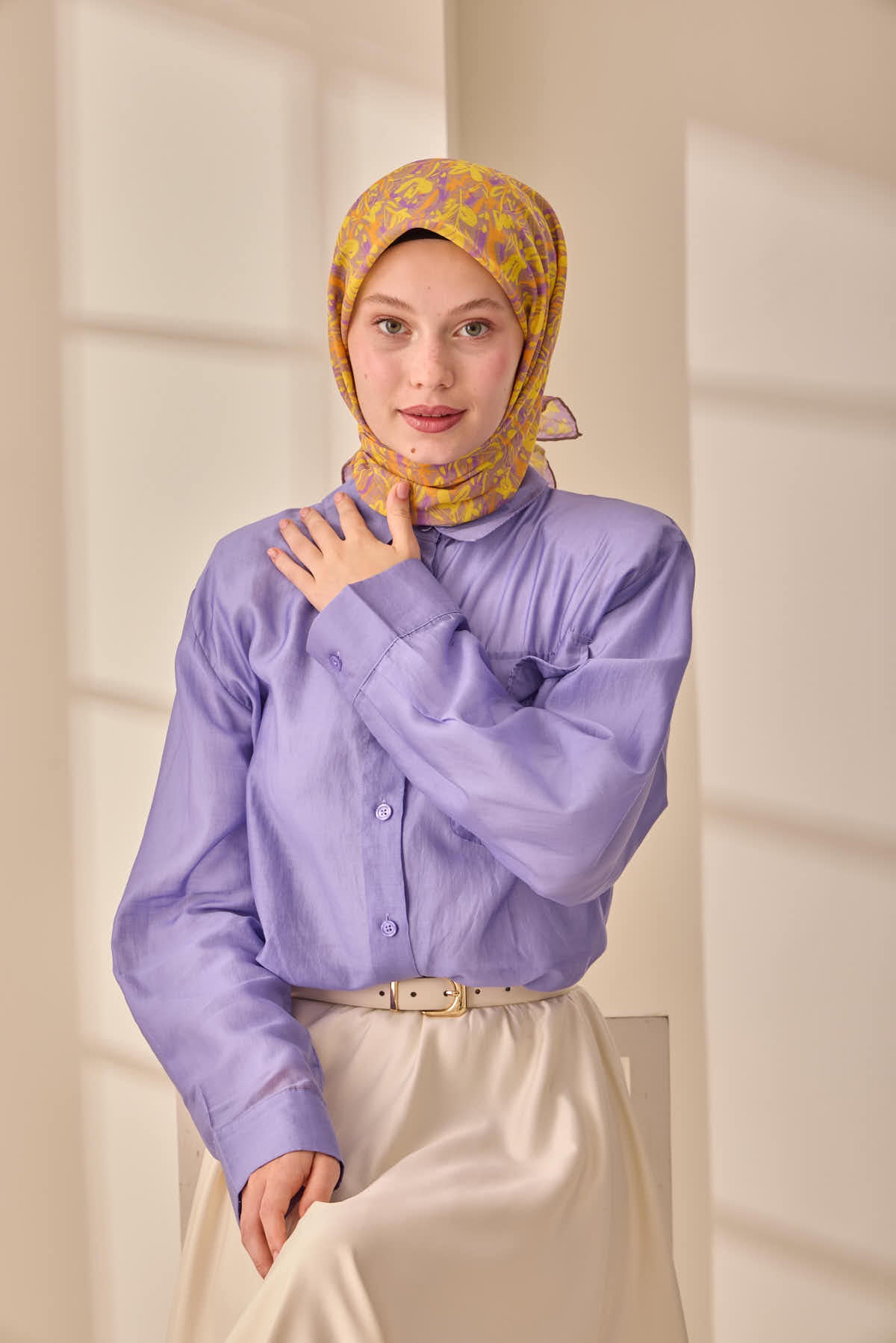 Silk Home Soft Eşarp 73091-38 - İthalesarponline.com - Soft Eşarp - Silk Home