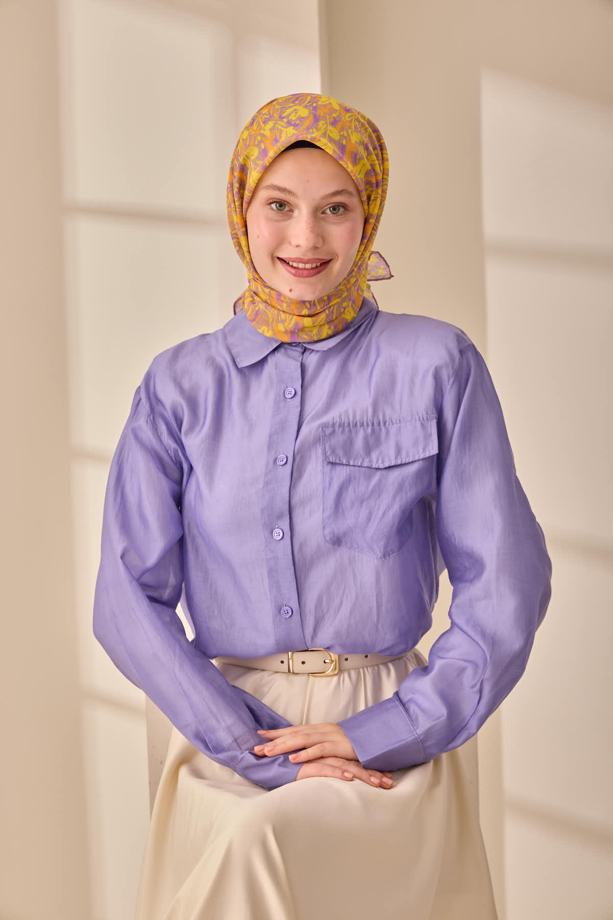 Silk Home Soft Eşarp 73091-38 - İthalesarponline.com - Soft Eşarp - Silk Home