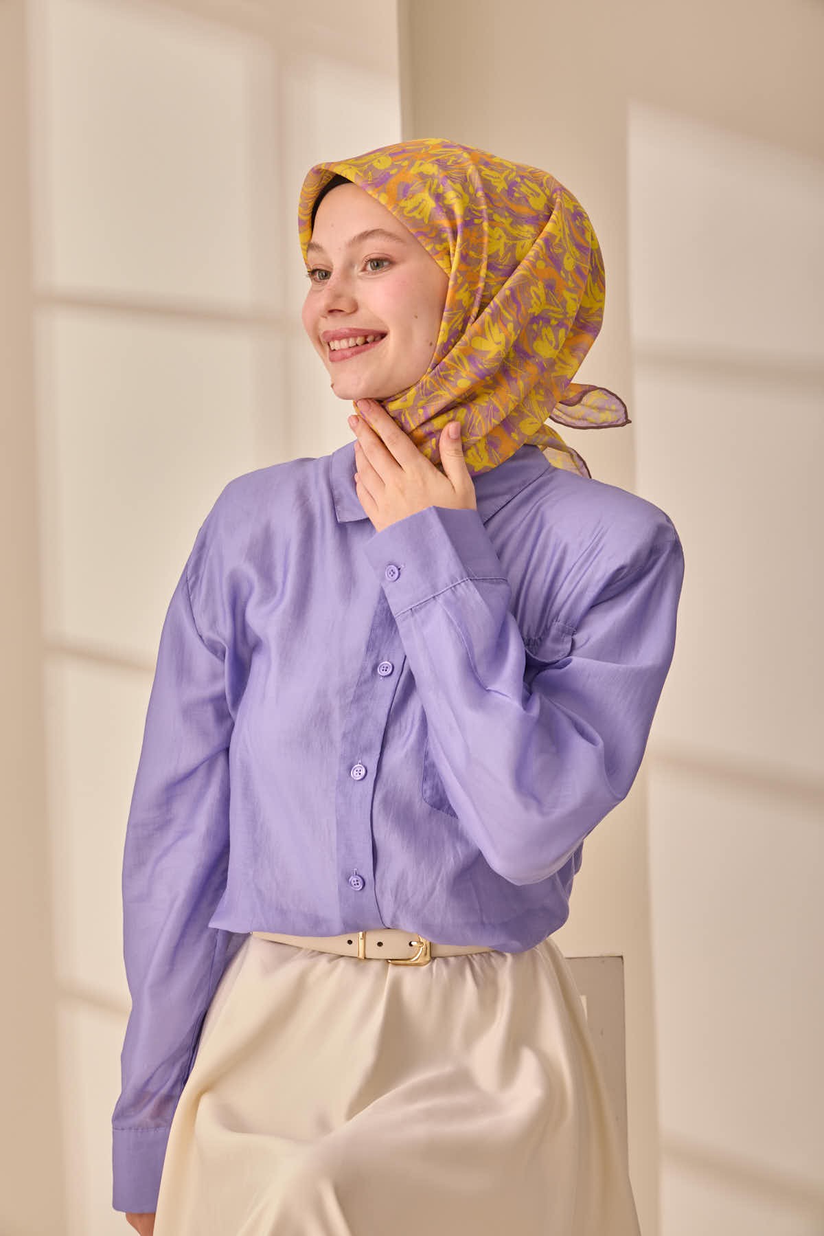 Silk Home Soft Eşarp 73091-38 - İthalesarponline.com - Soft Eşarp - Silk Home