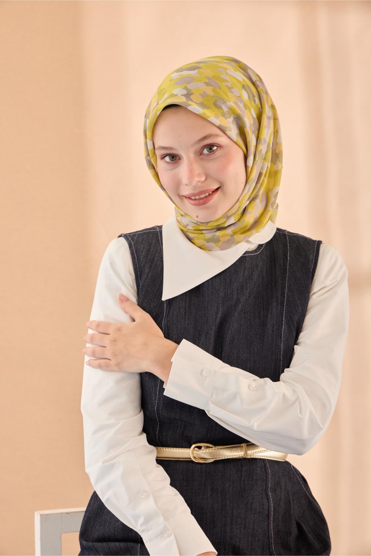 Silk Home Soft Eşarp 73094-03 - İthalesarponline.com - Soft Eşarp - Silk Home